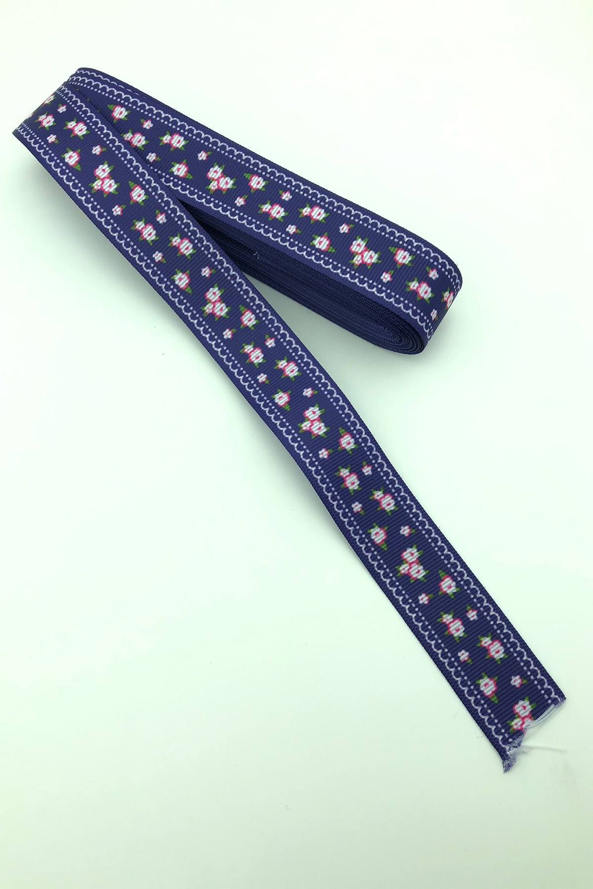 صغيرة الأزهار المطبوعة Grosgrain Kusdele