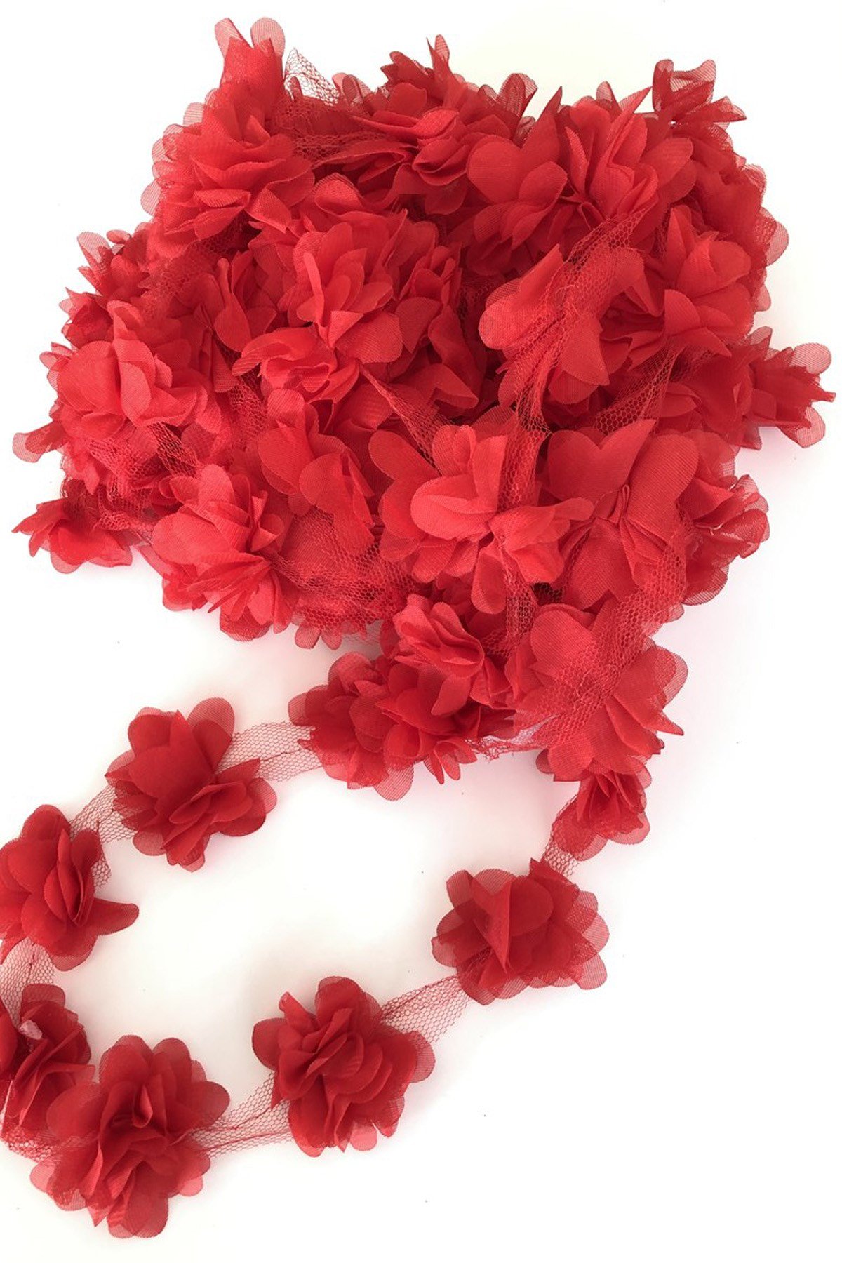 Lazer Kesim Çiçek Şerit