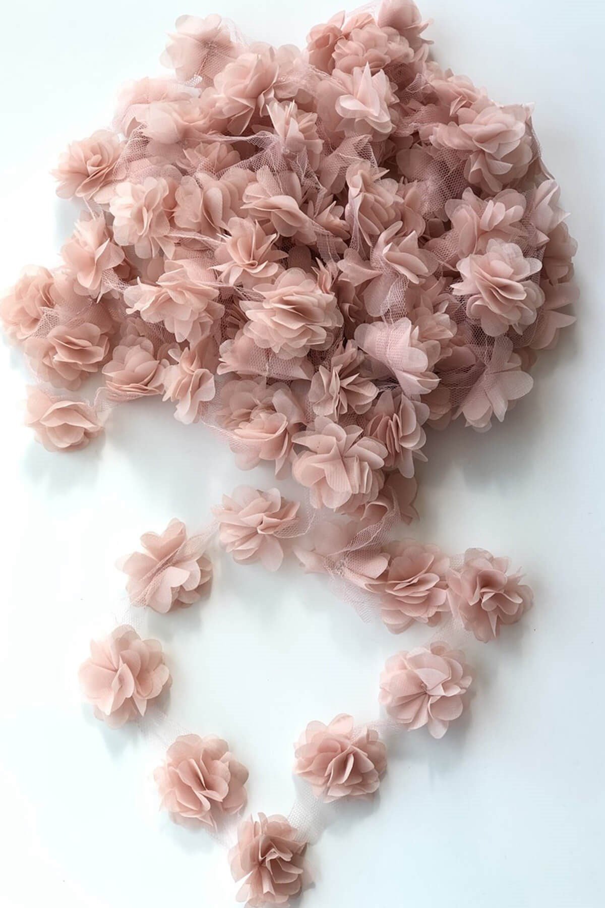 Lazer Kesim Çiçek Şerit