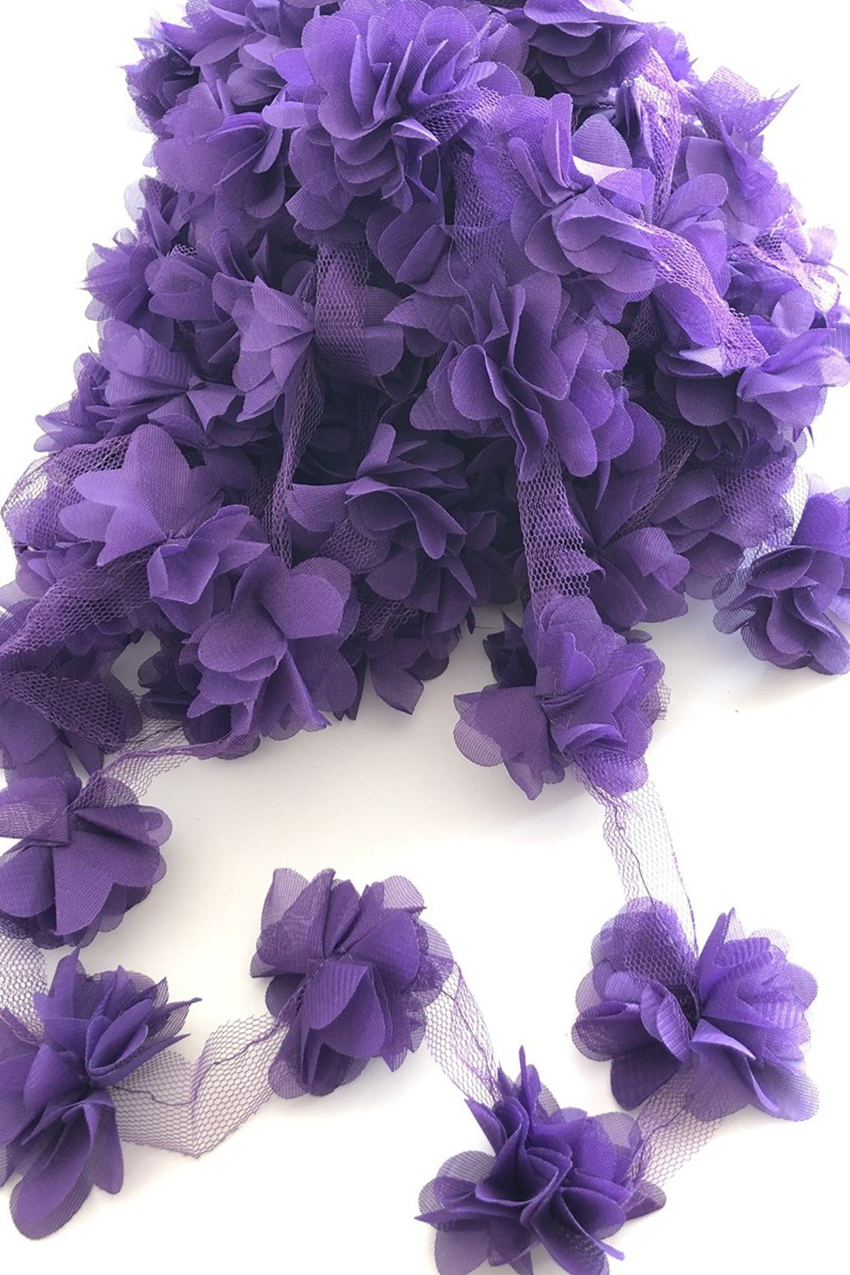 Lazer Kesim Çiçek Şerit