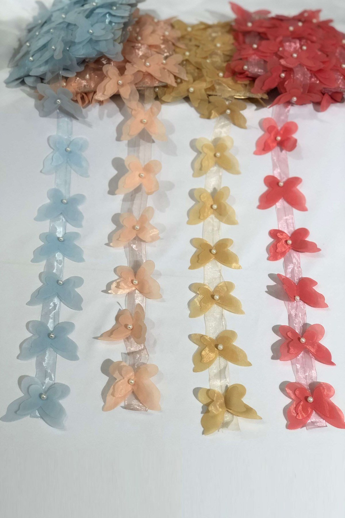 Lazer Kesim Kelebek Şerit