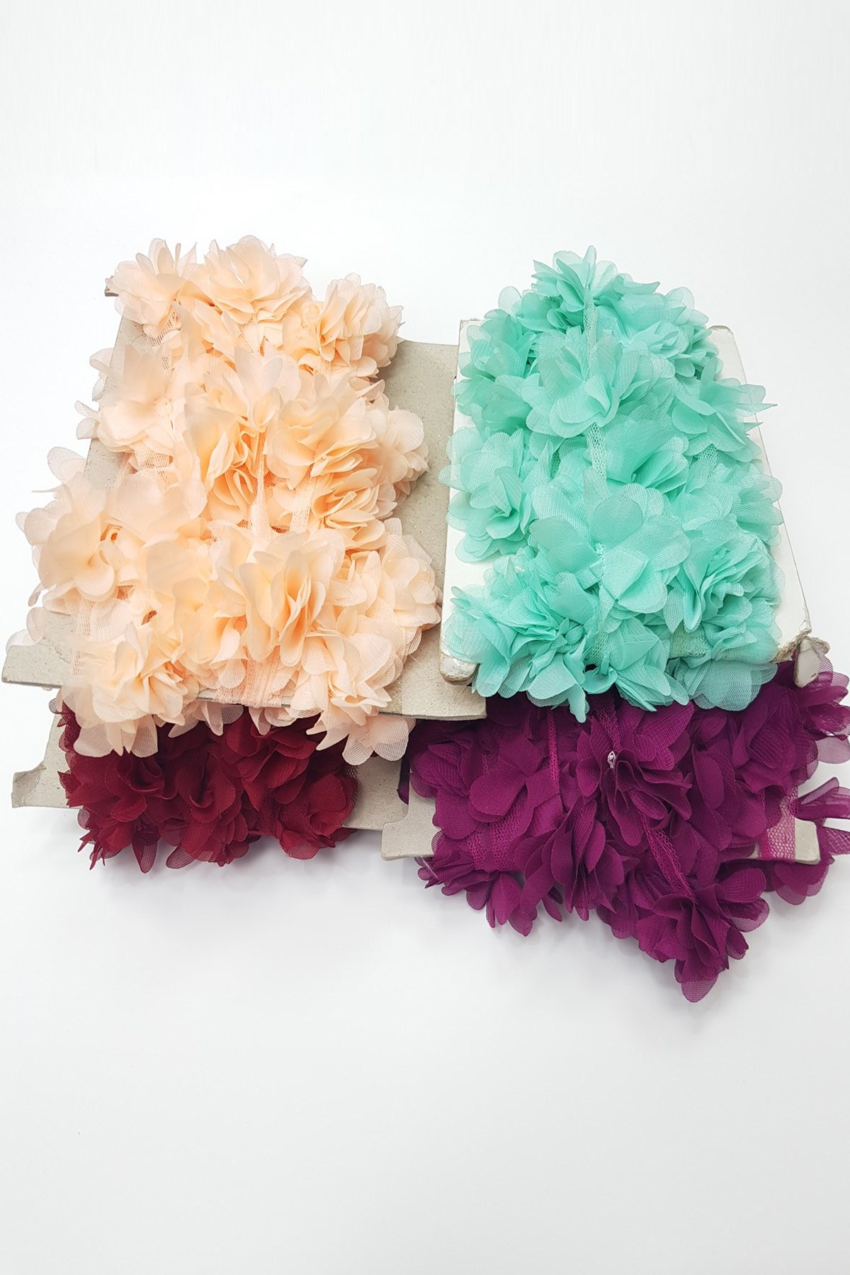 الشريط الزهور تول قص الليزر