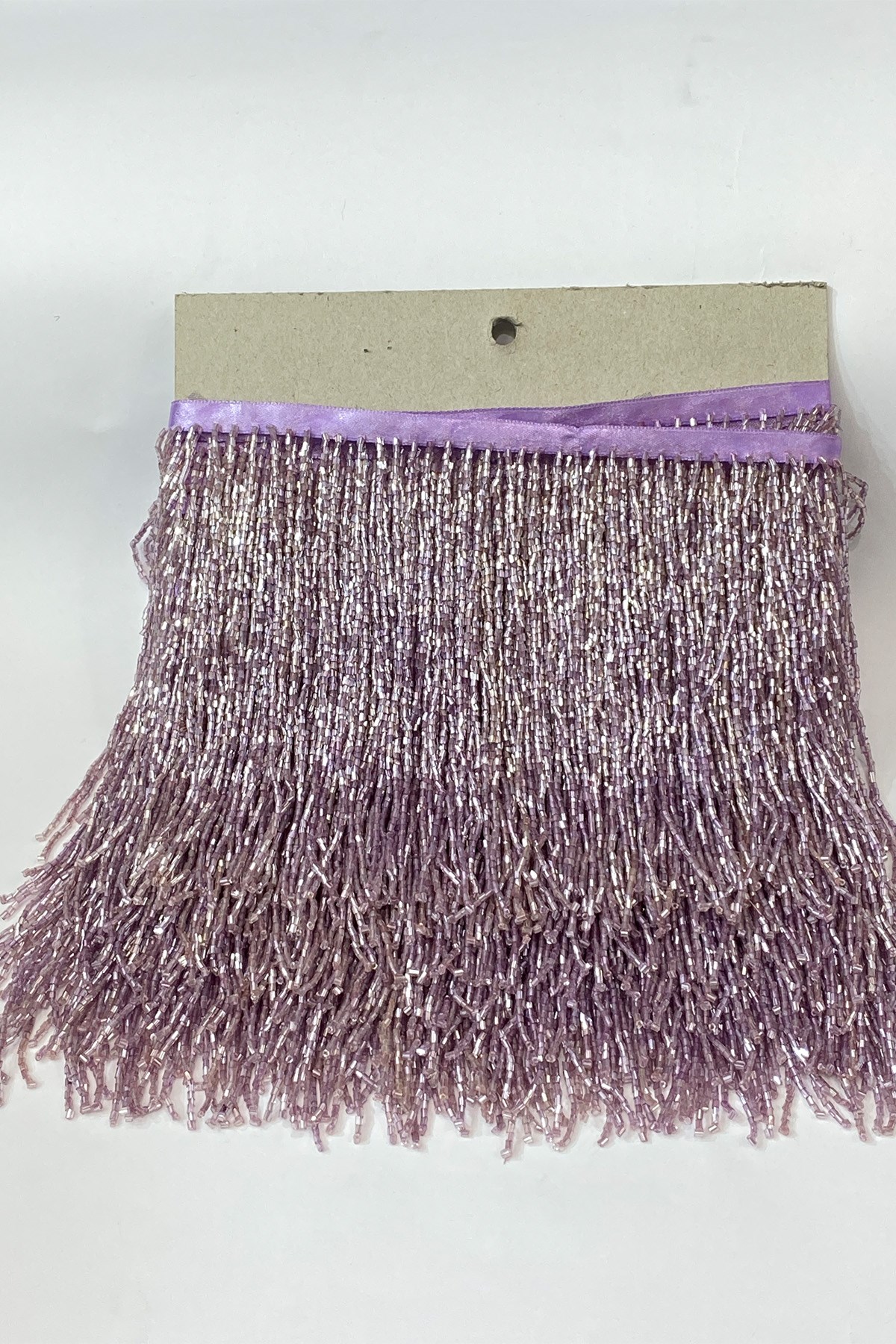 15 cm Fringe Tassel with Lilac Beads