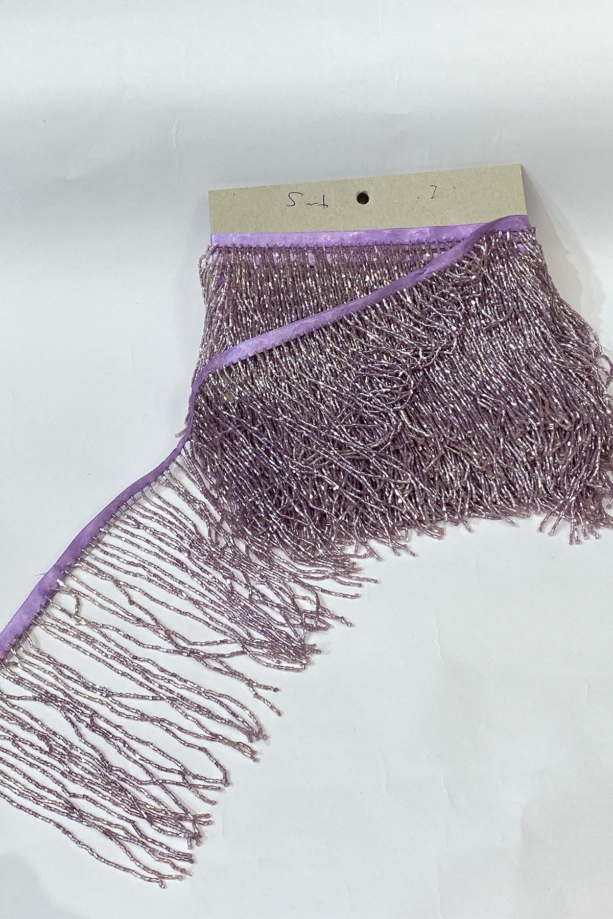 15 cm Fringe Tassel with Lilac Beads