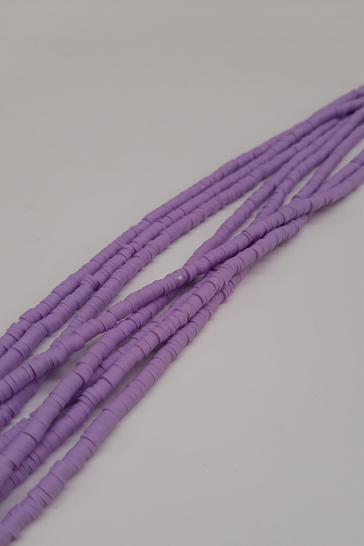 Lila Fimo Hamur Boncuk 4mm