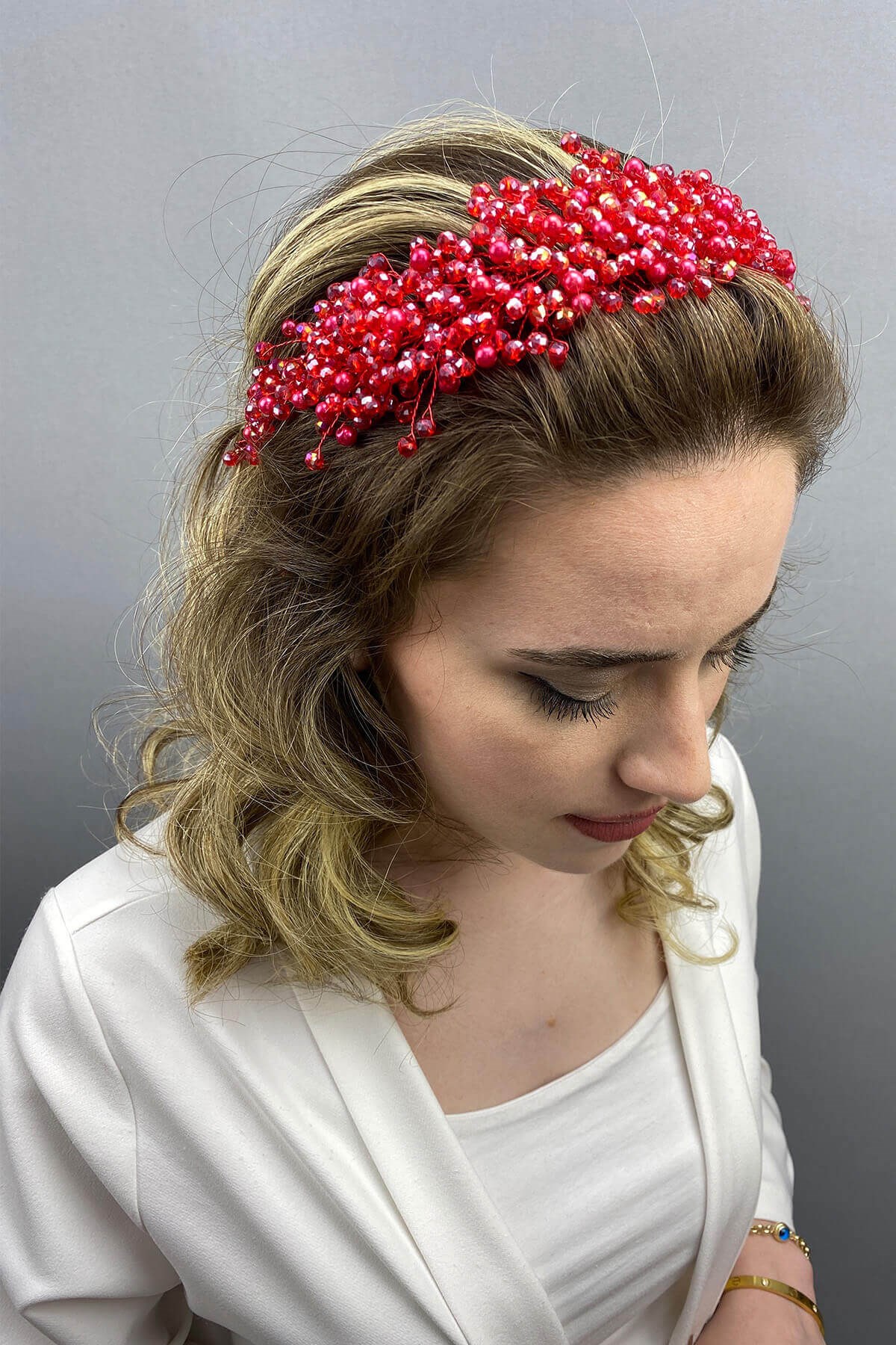 Lisa Model Bride Henna Crown