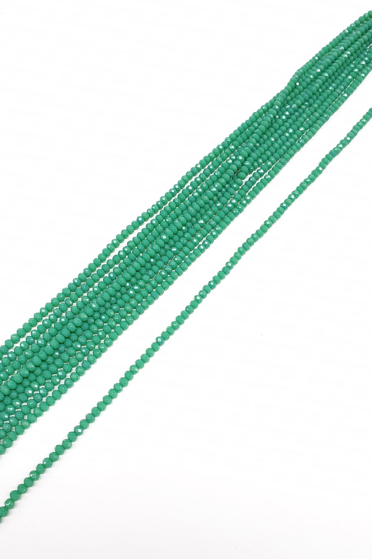 Mat Koyu Yeşil Kristal Boncuk 4 Mm