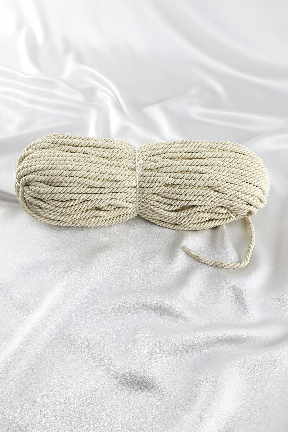Matt Cream Cord Rope 8 mm