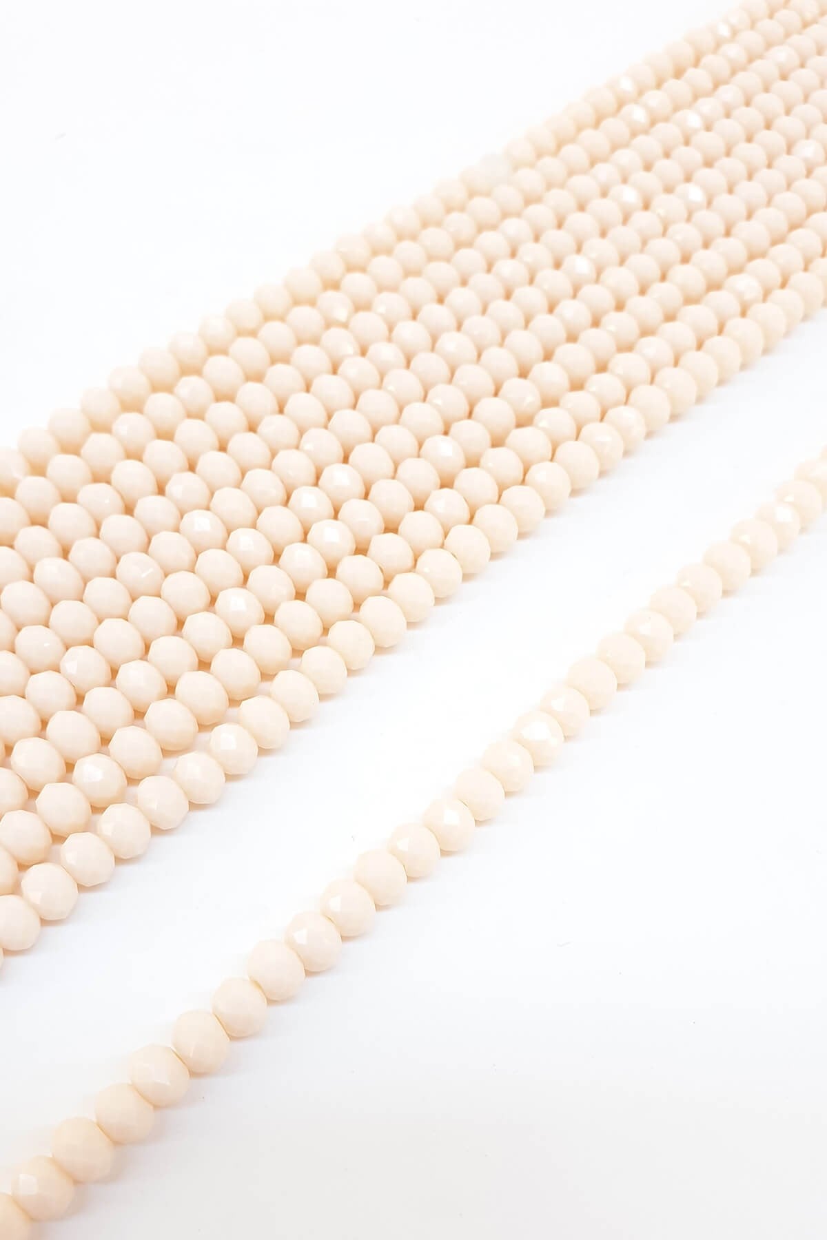 Matte Salmon Crystal Beads 6 Mm