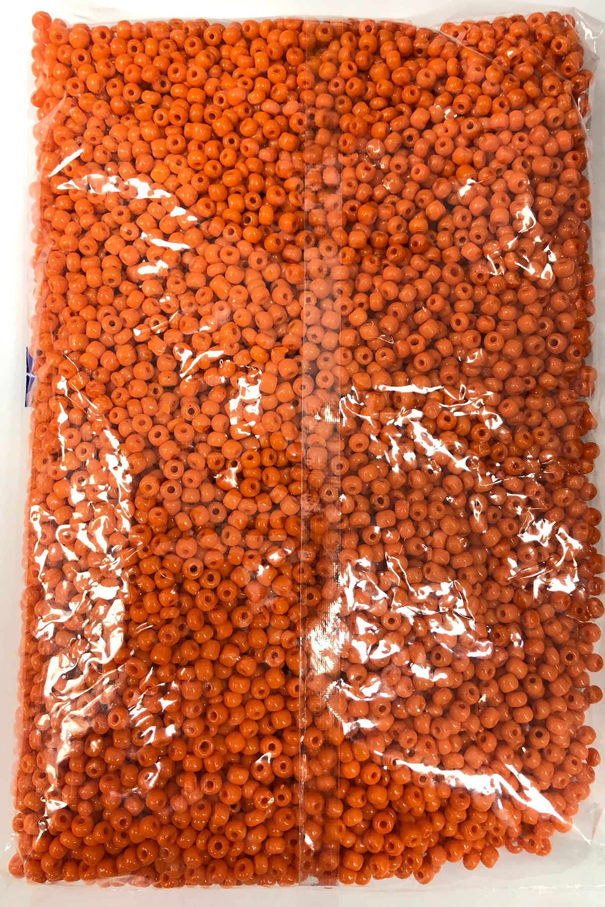 Mat Turuncu Kum Boncuk 4 mm 500 gr