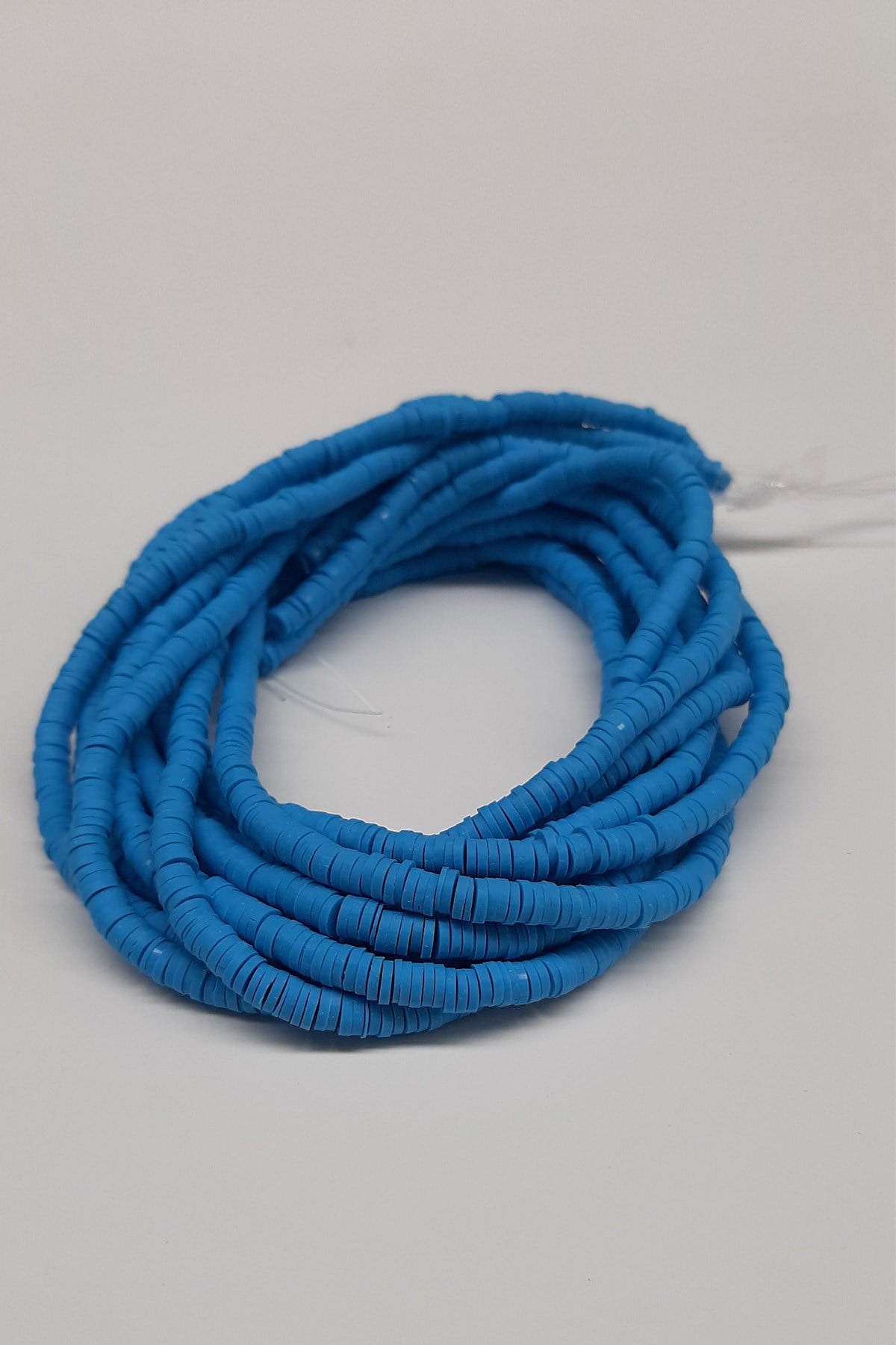 Mavi Fimo Hamur Boncuk 4mm