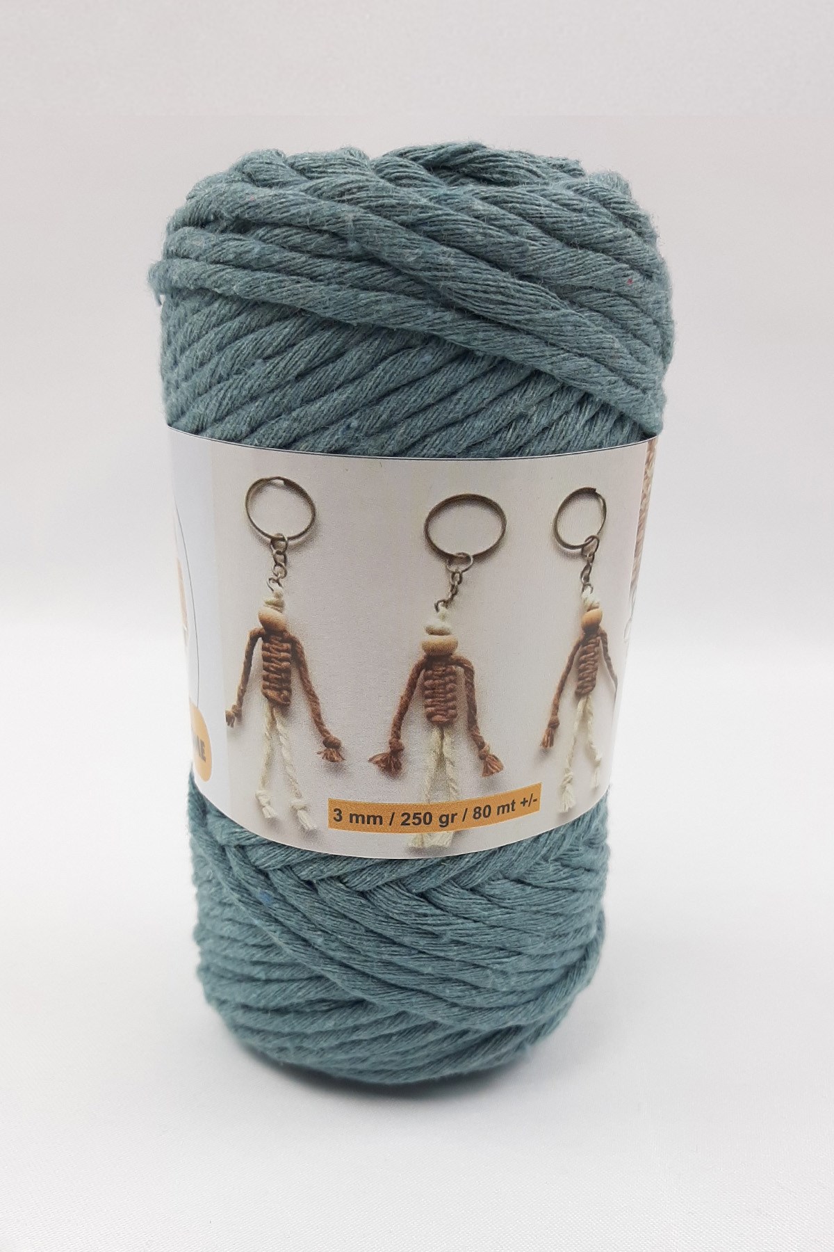 Blue Fine Twisted Macrame 04