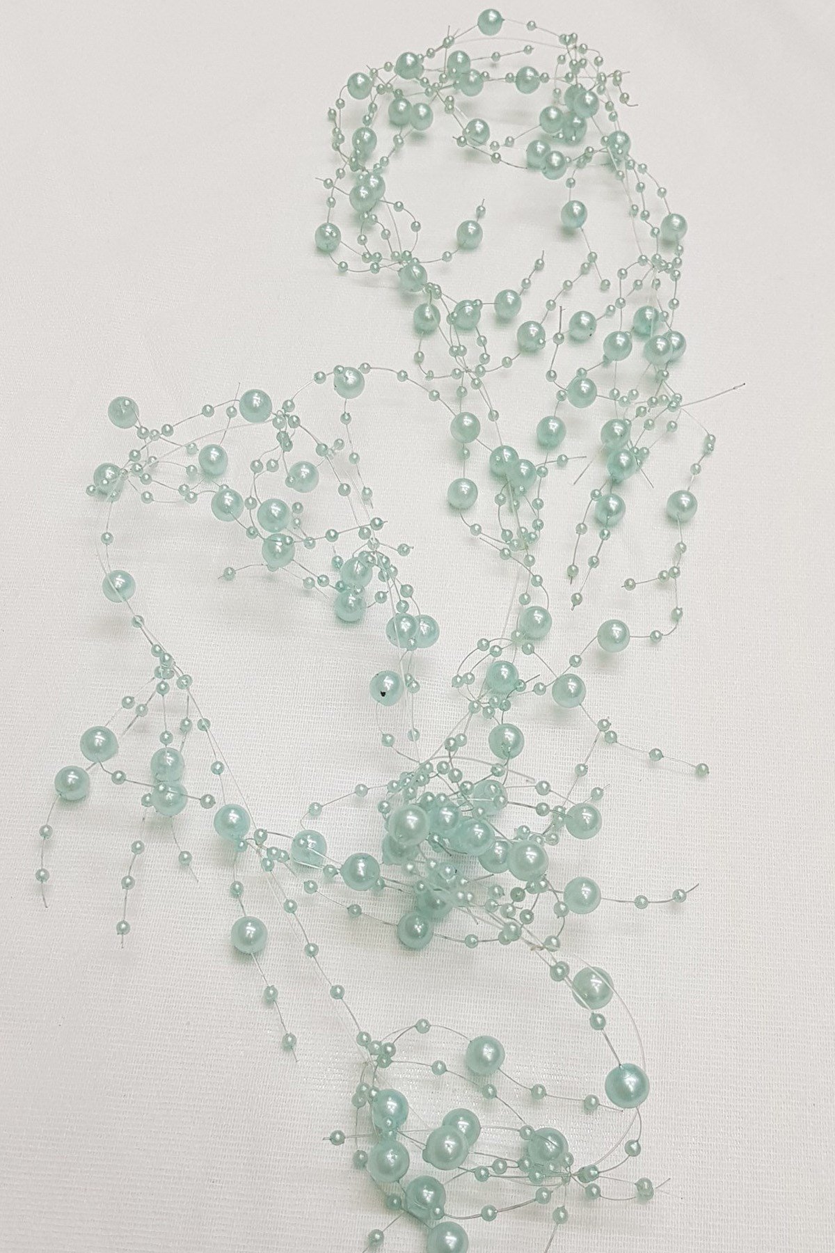 Blue Pearl Fish Line Pendant 1 mt