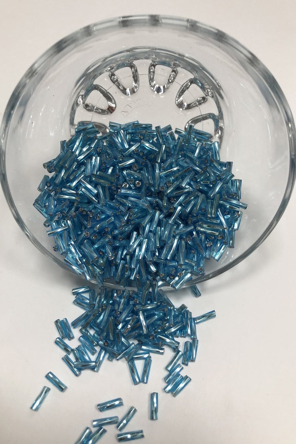 Mavi Kaçak Boru Boncuk 5 mm