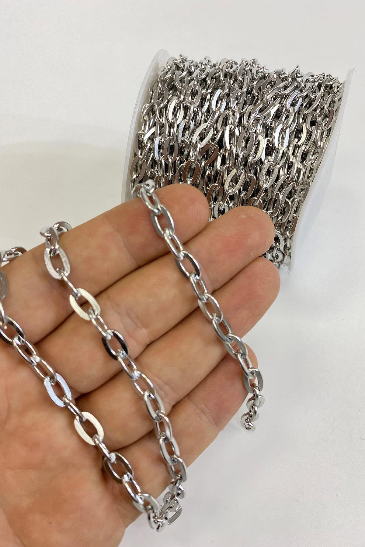 Metal Halkalı Çanta Takı Aksesuar Zinciri