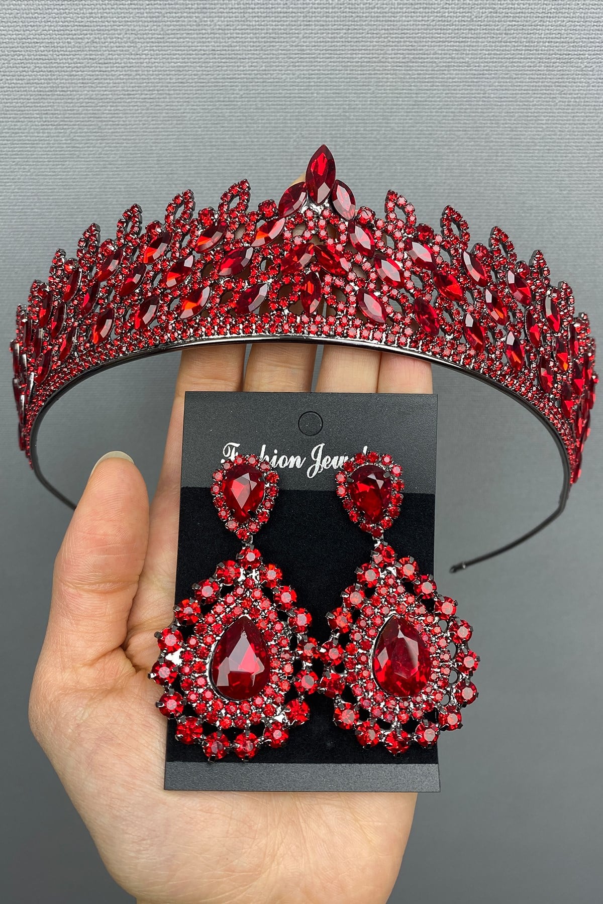 Mia Bridal Henna Tiara and Earring