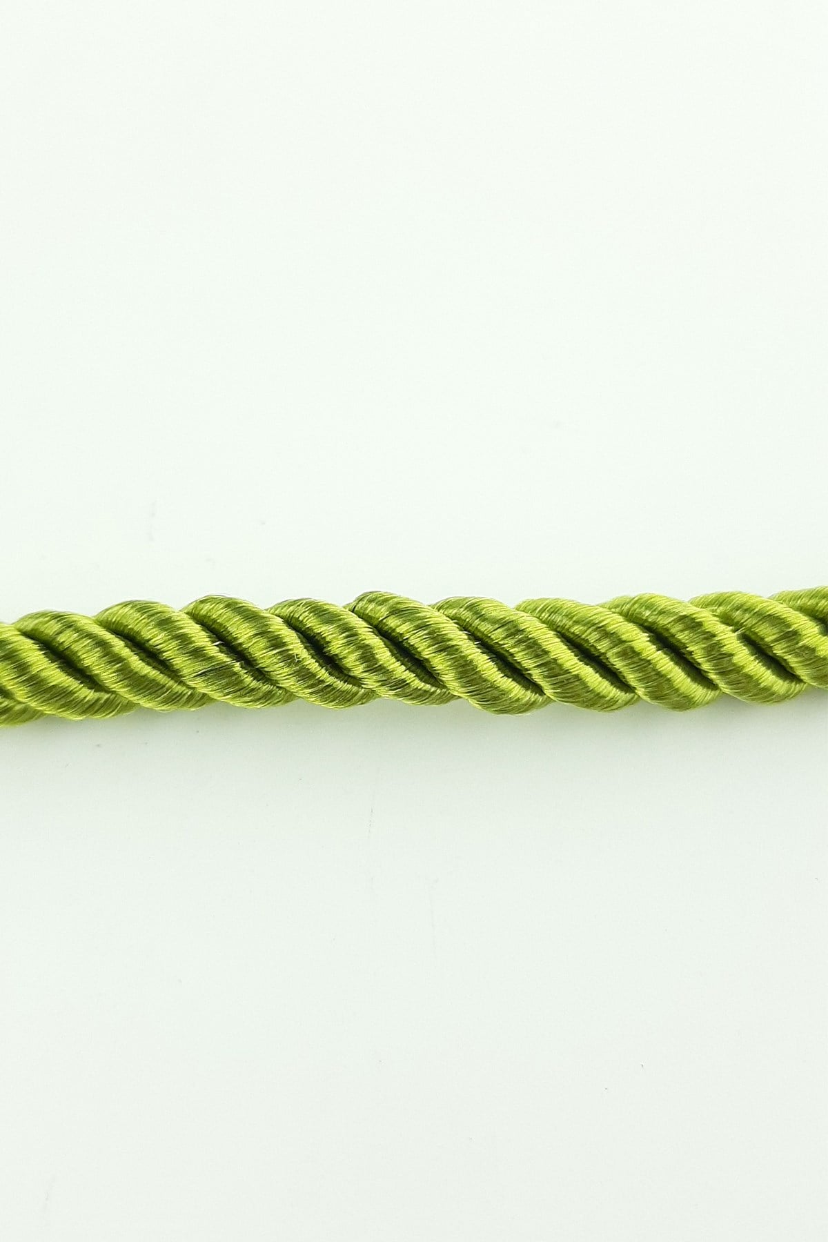 Açık Yeşil Renk Kordon İp 6 mm 25 mt