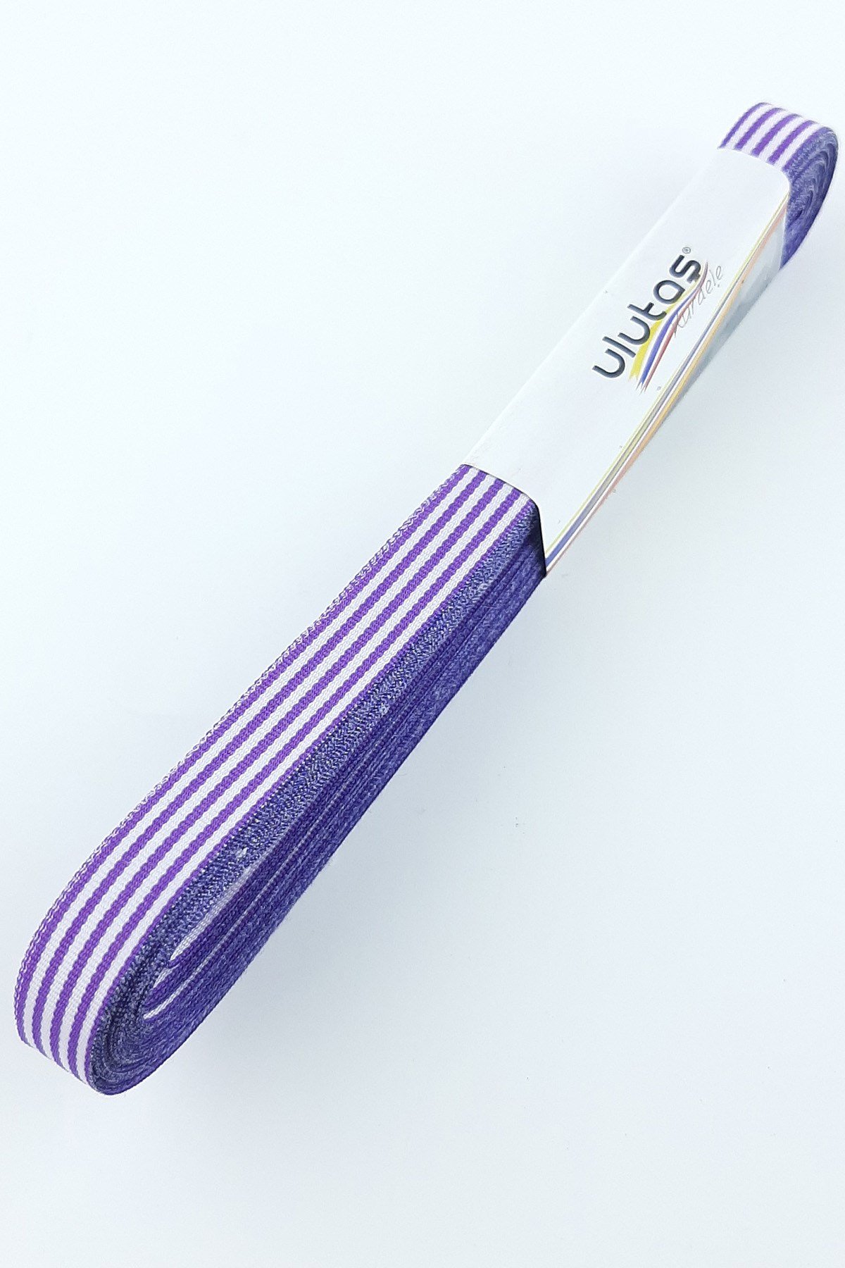 Purple Striped Degrede Ribbon 1 cm 10 mt
