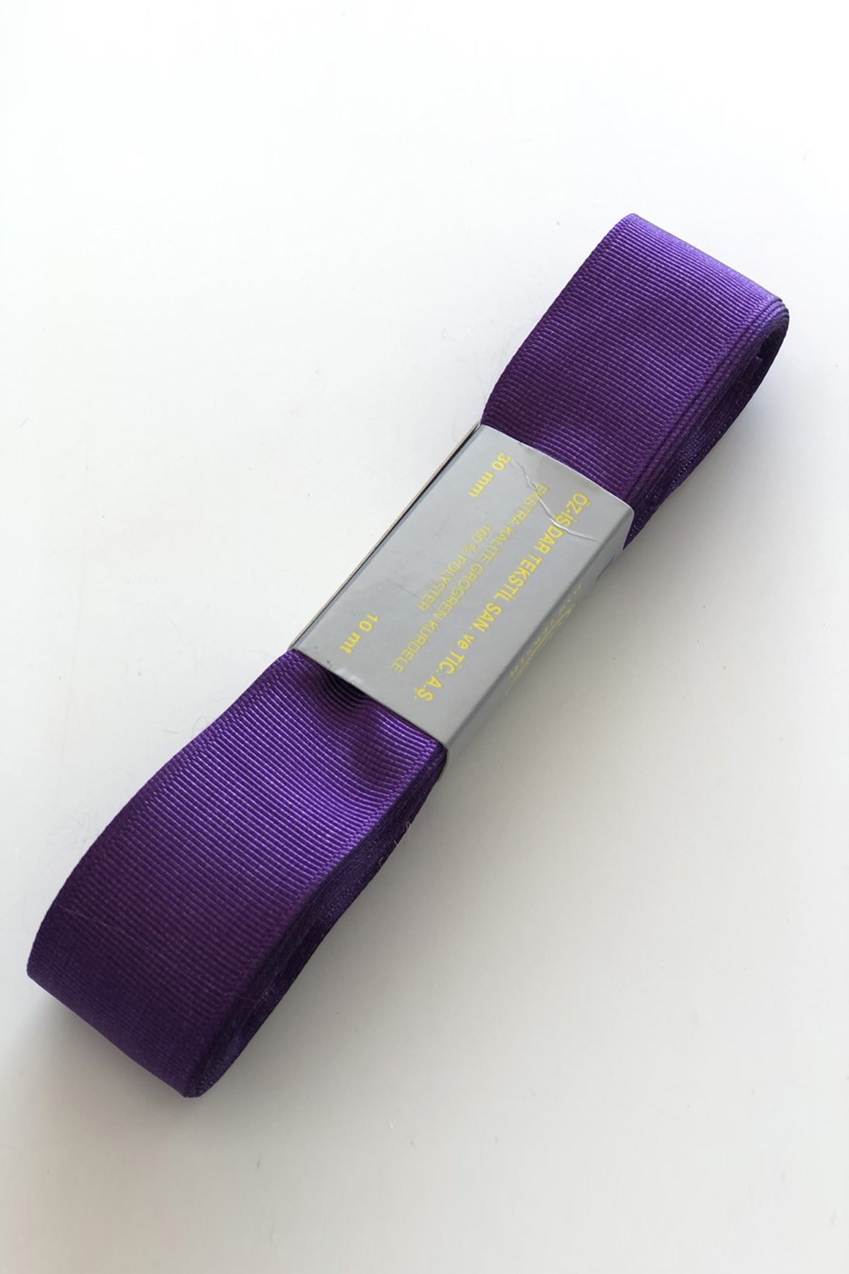 Mor Grogren Kurdele 3 cm 10 mt