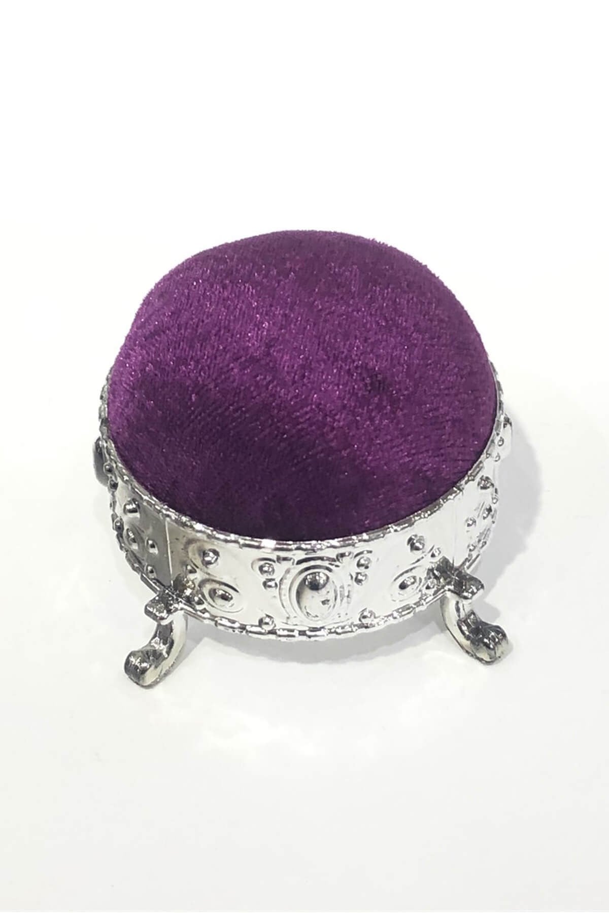 Purple Velvet Pincushion