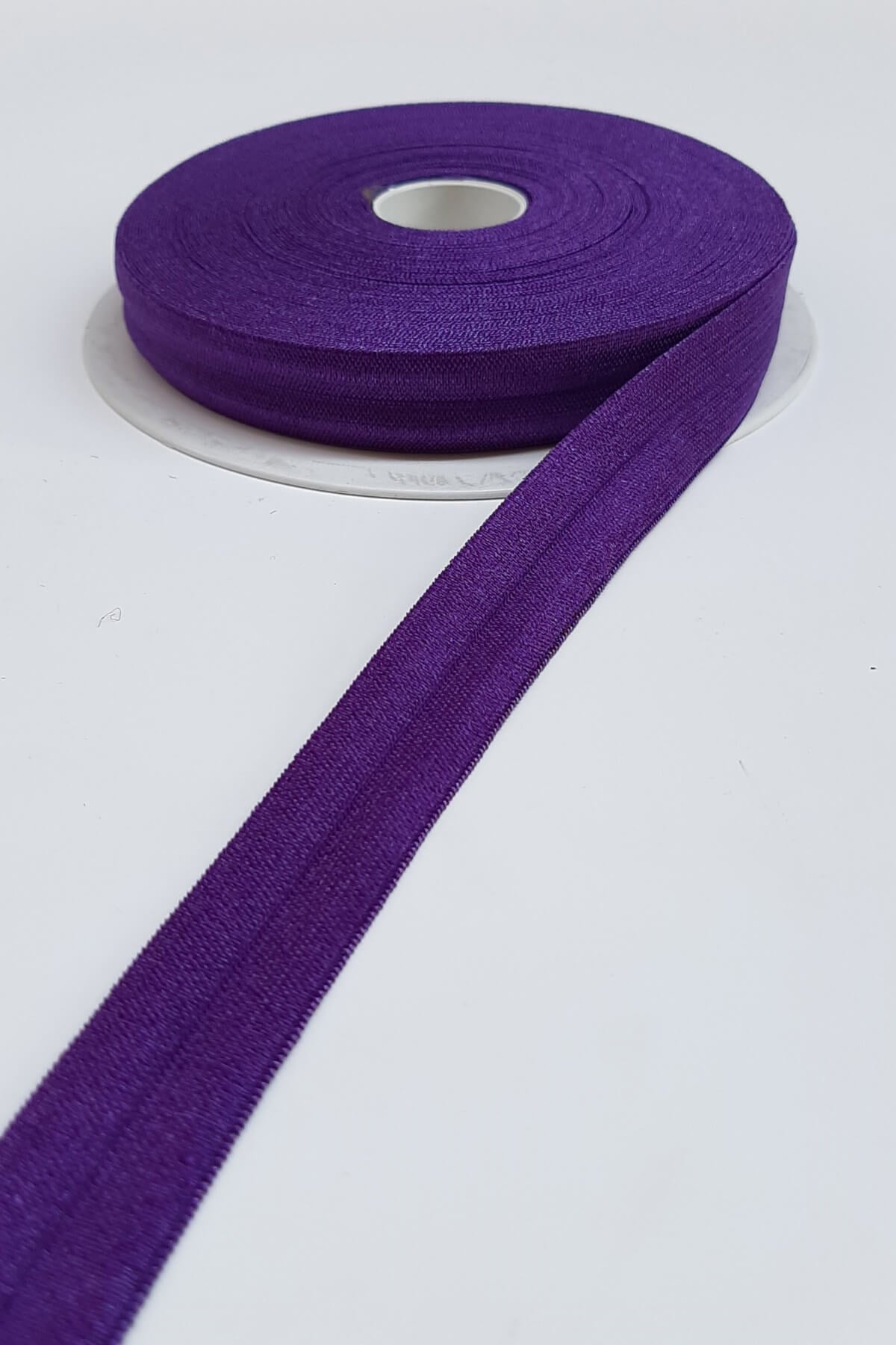 Mor Lastikli Saç Bandı 1,5cm