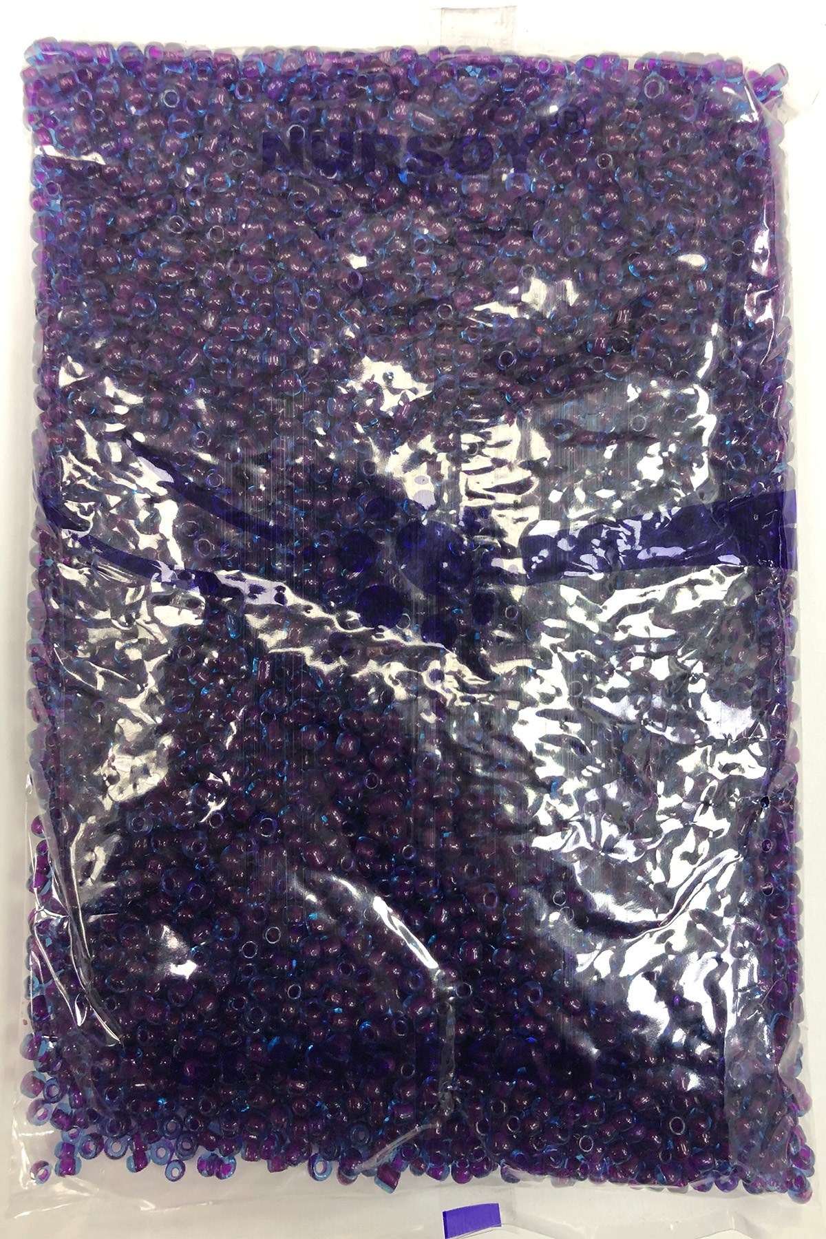 Mor Mavi Kum Boncuk 4 mm 500 gr