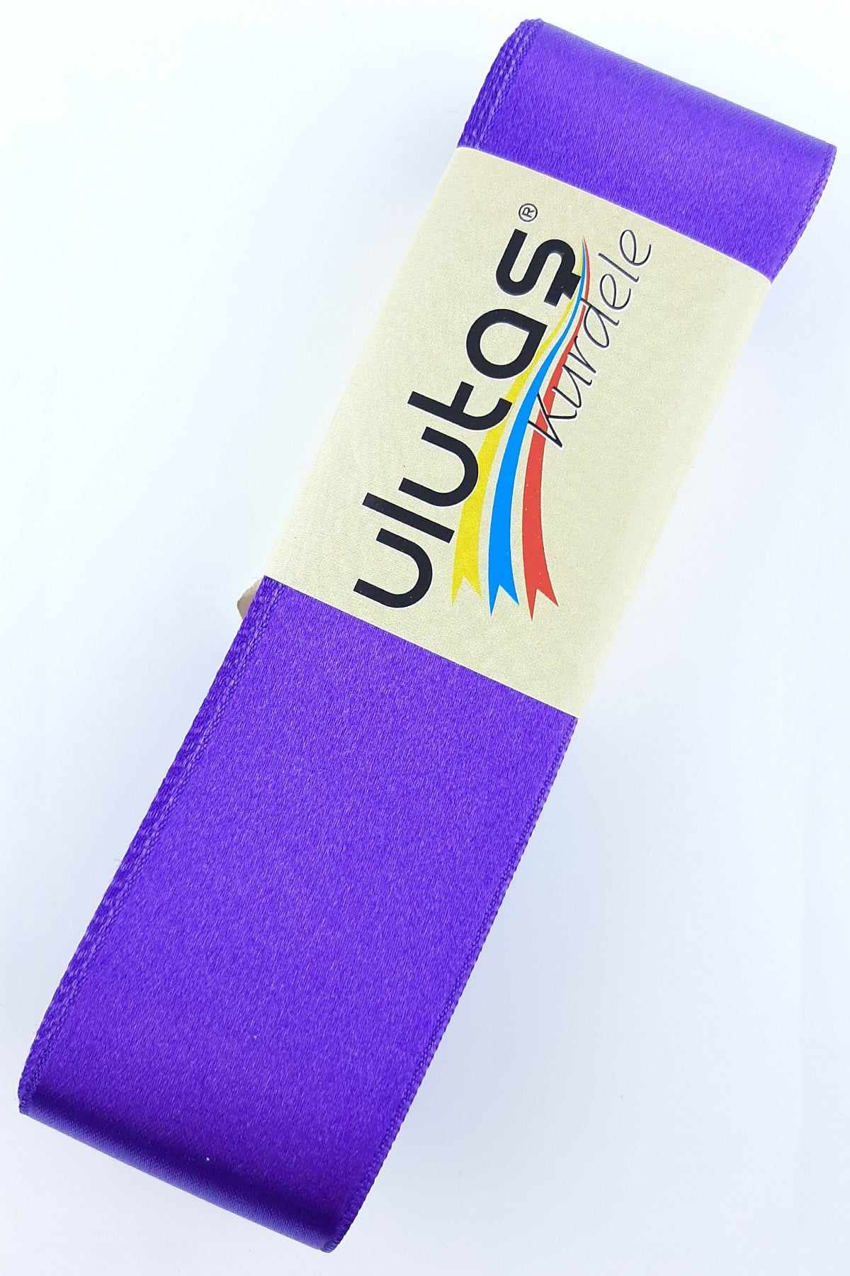 Purple Satin Ribbon 4 cm 10 m