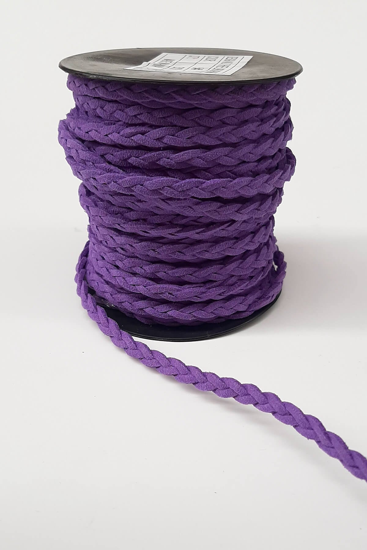 Purple Suede Knitting Rope