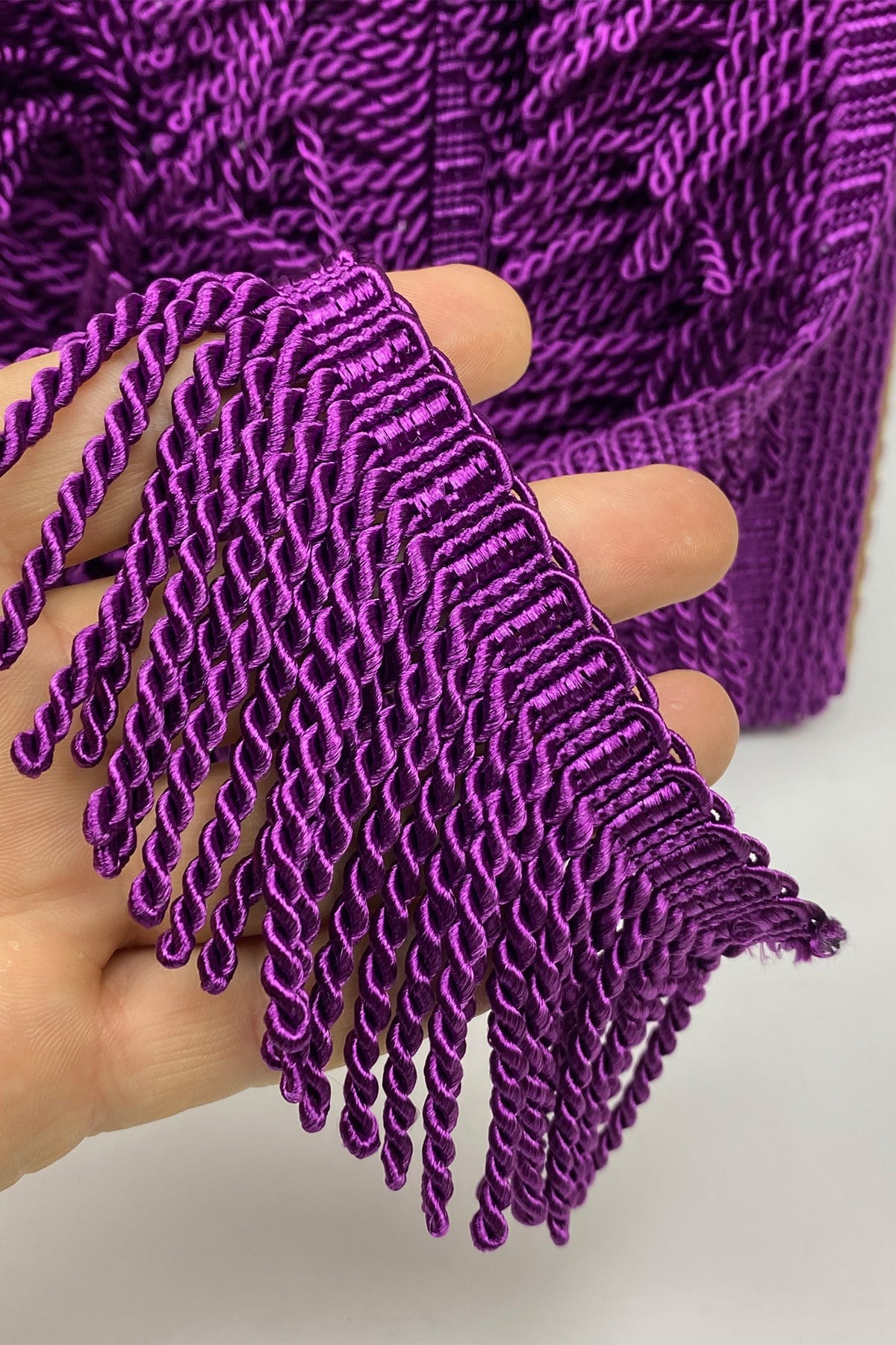 Plum Bouillon Fringe Tassel