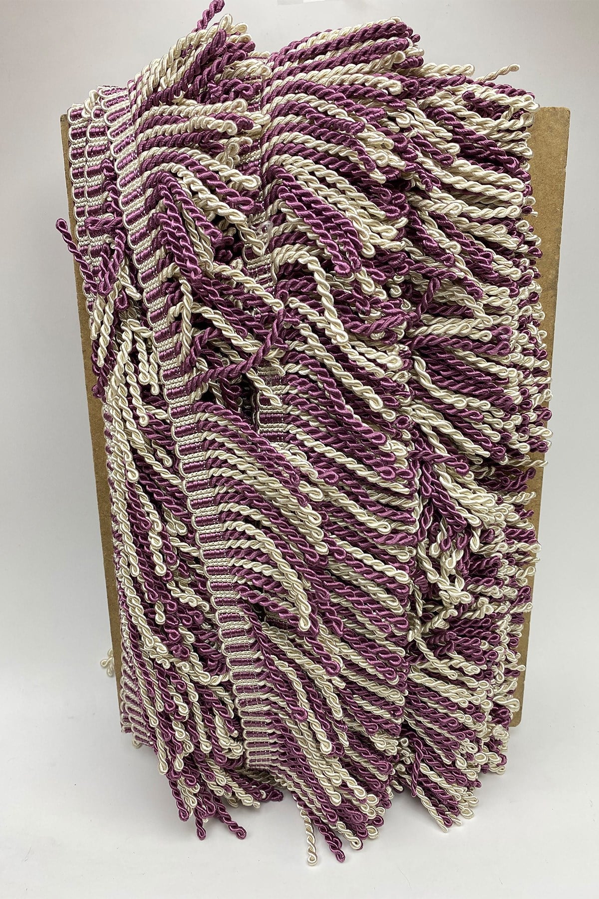 Plum Cream Bouillon Fringe Tassel
