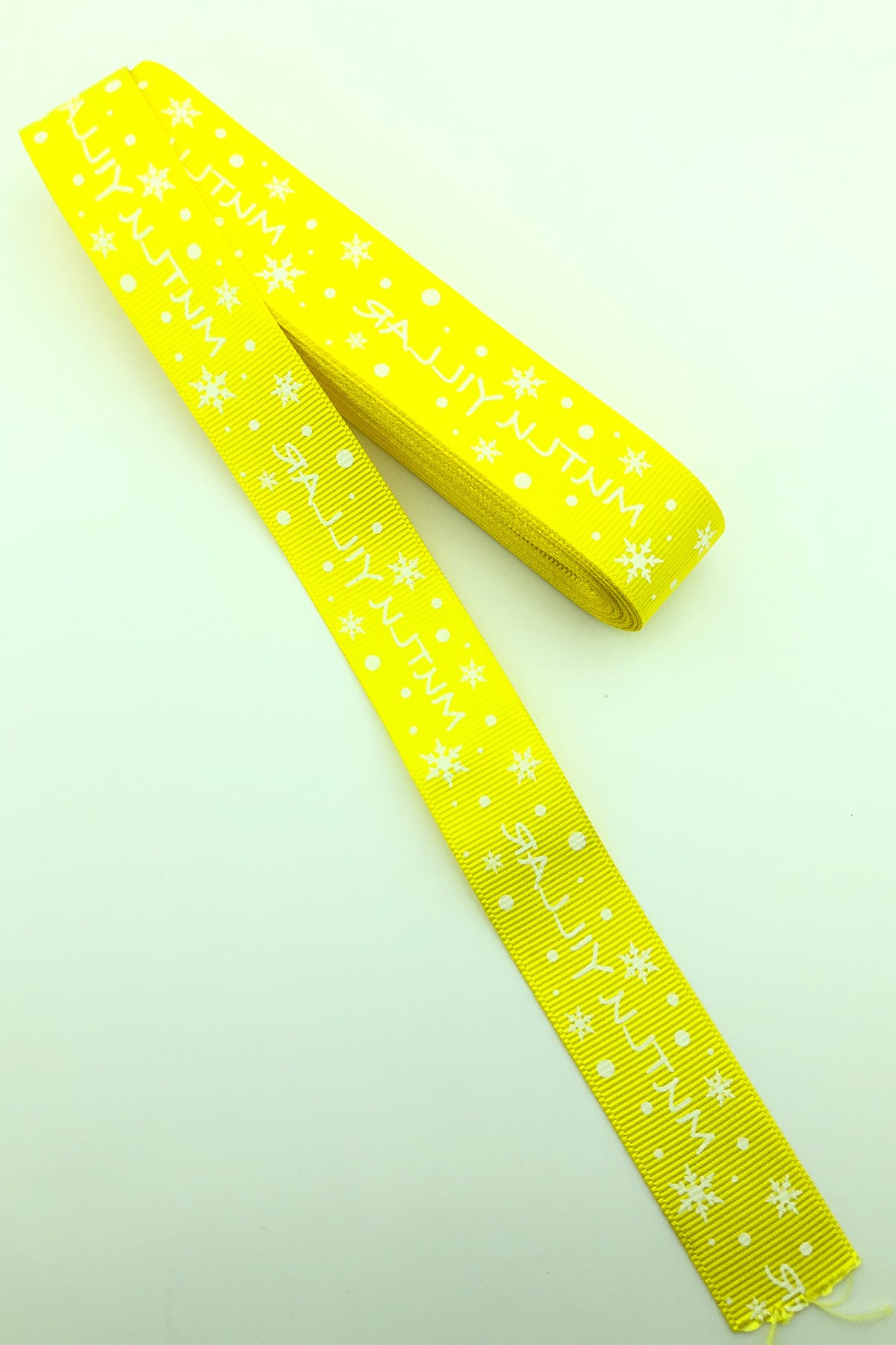 Happy New Year Written Christmas Ribbon 10 Mt