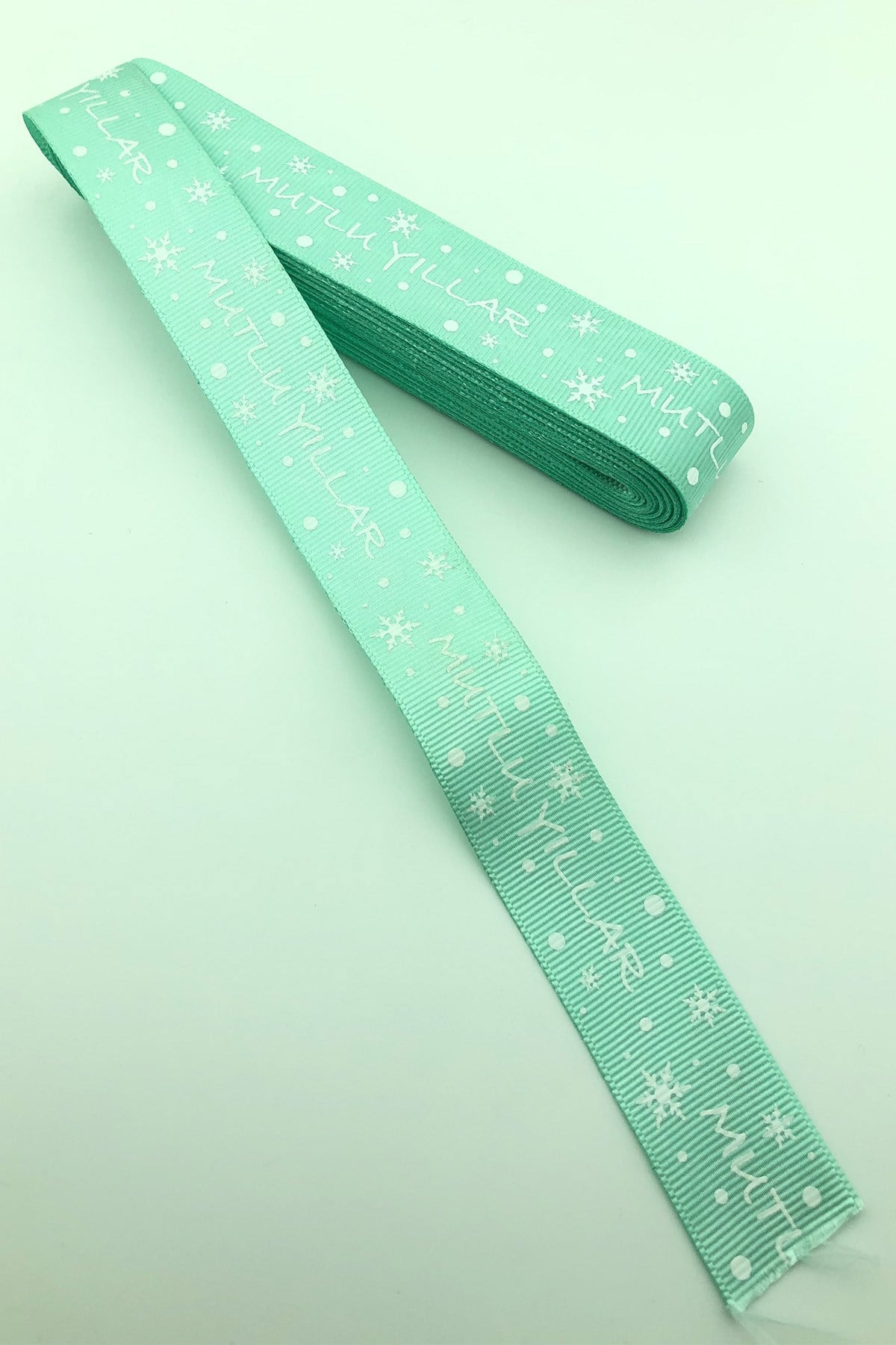 Happy New Year Written Christmas Ribbon 10 Mt