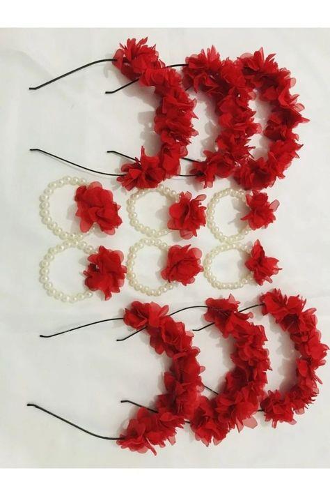 Nedime Tacı Ve Nedime Bileklik Seti ( 6 Adet )