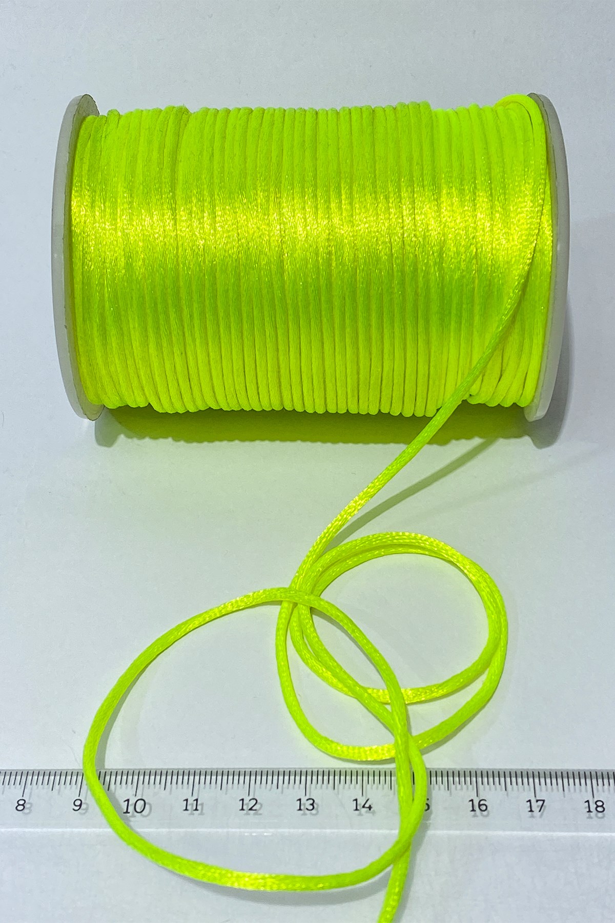 Neon Sarı Brit İp Sıçan Kuyruğu 10 mt