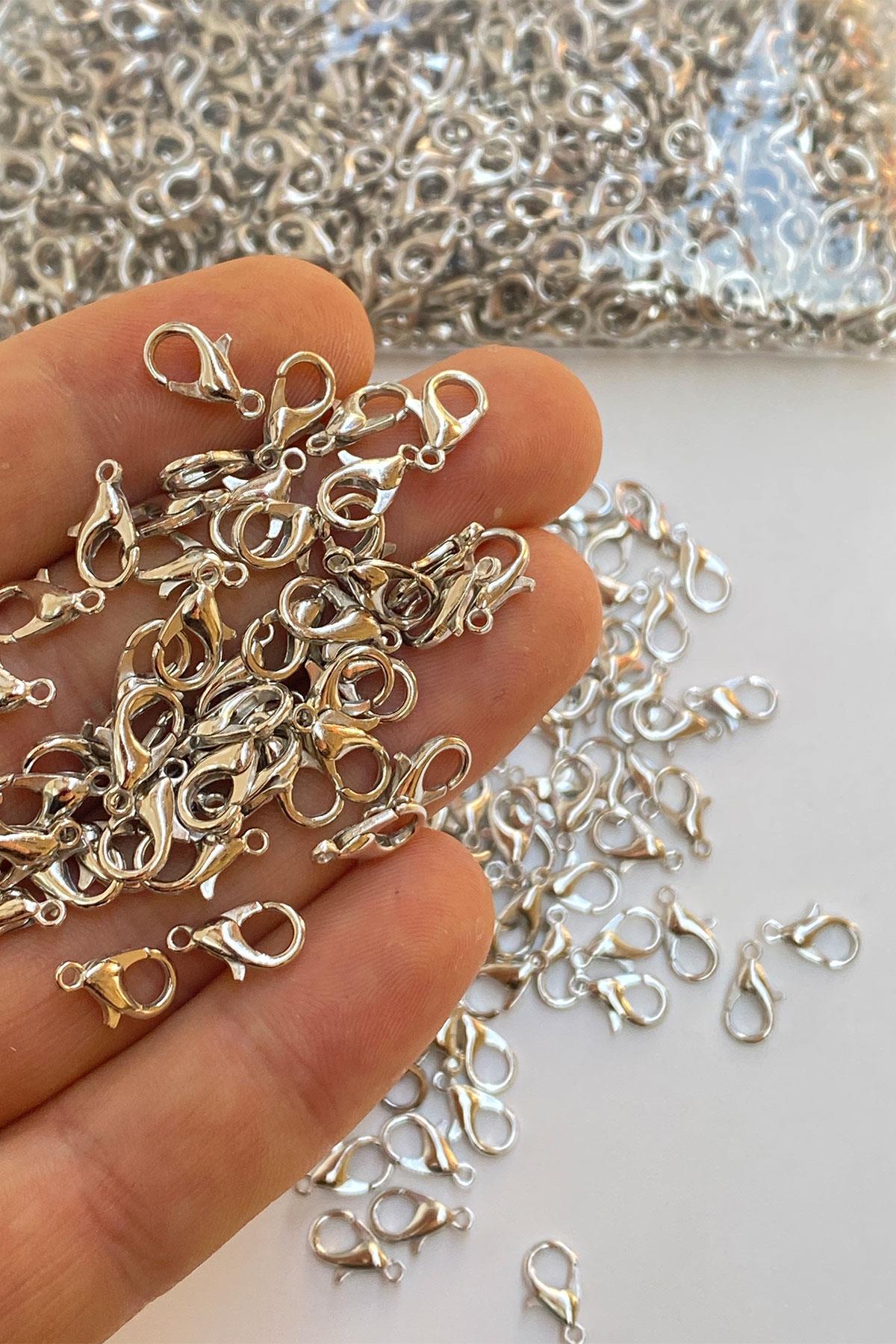 Nickel Color Necklace And Bracelet Parrot Clip 1000 Pcs