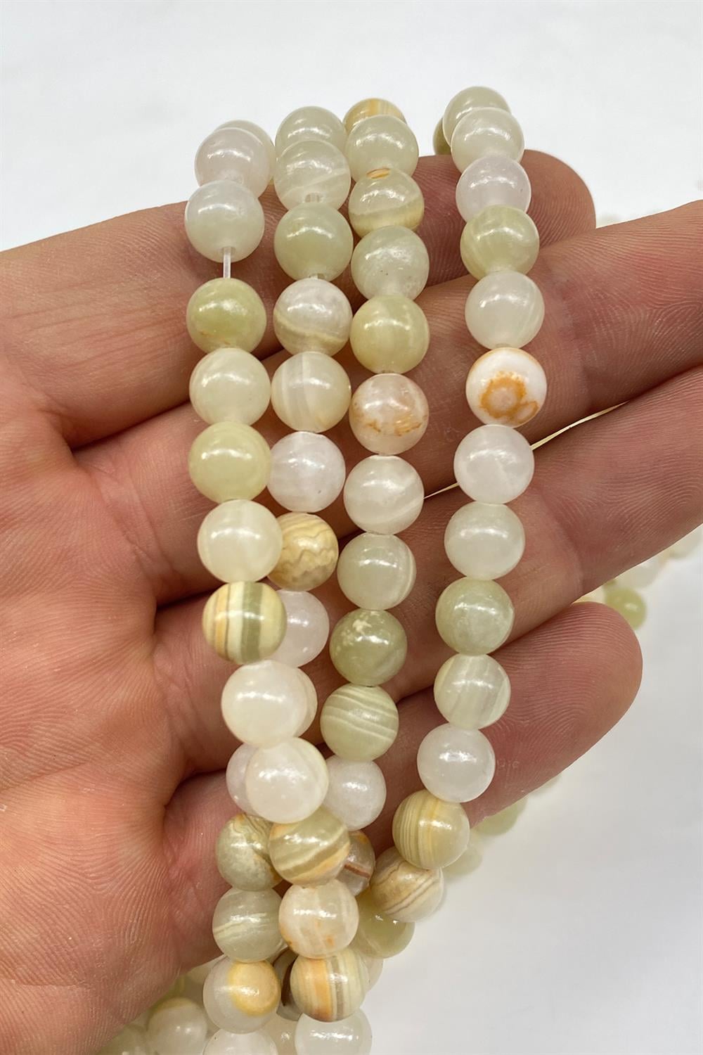 Opal Doğal Taş Dizi 8 mm