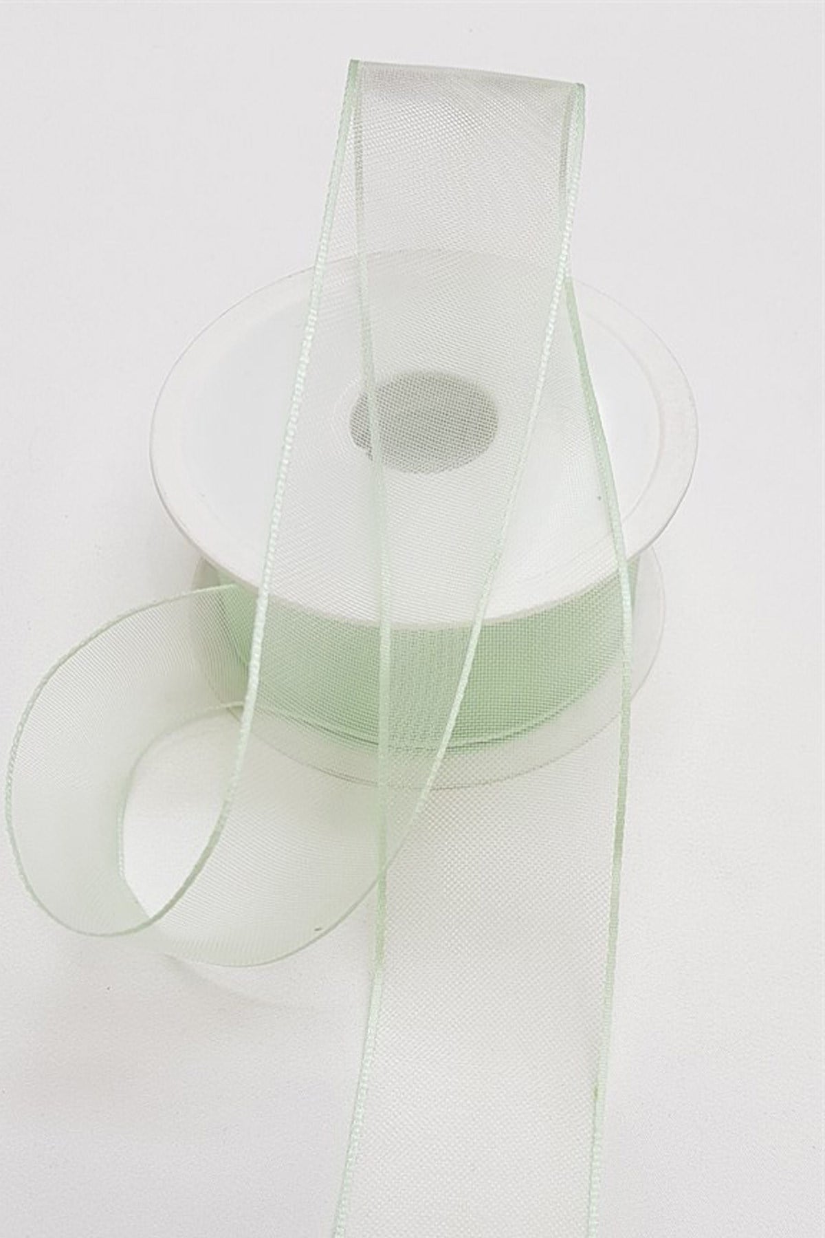 Light Sea Green Organza Satin Ribbon 4Cm