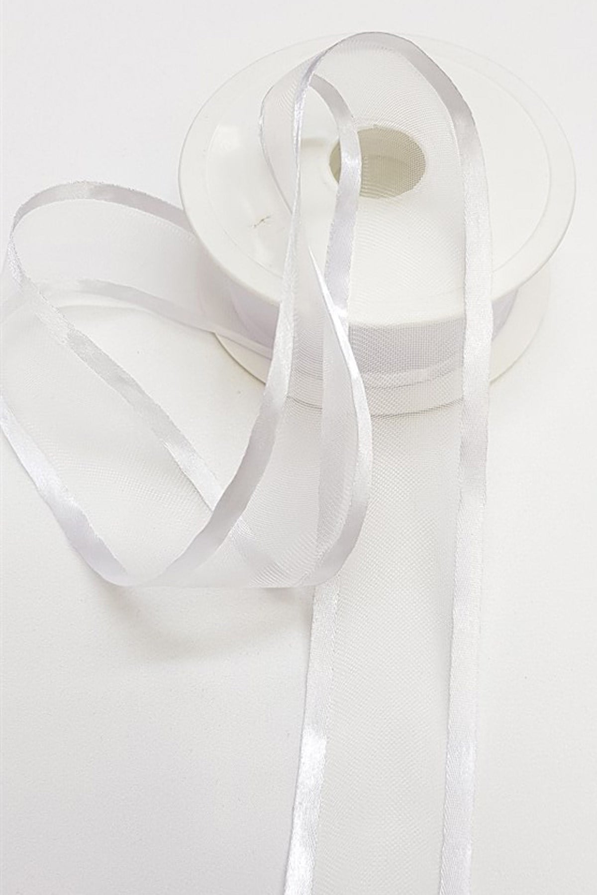 White Organza Satin Ribbon 4Cm