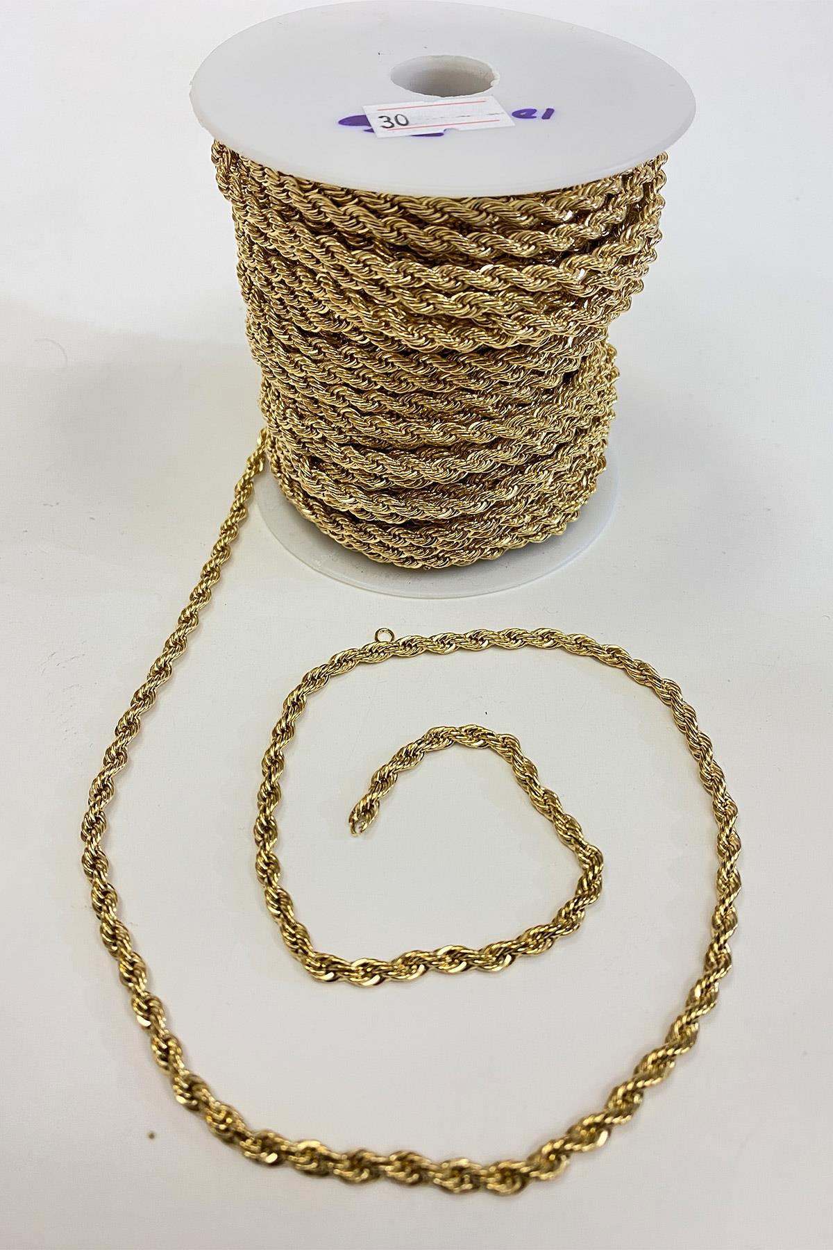 Braided Jewelry Necklace And Bracelet Chain