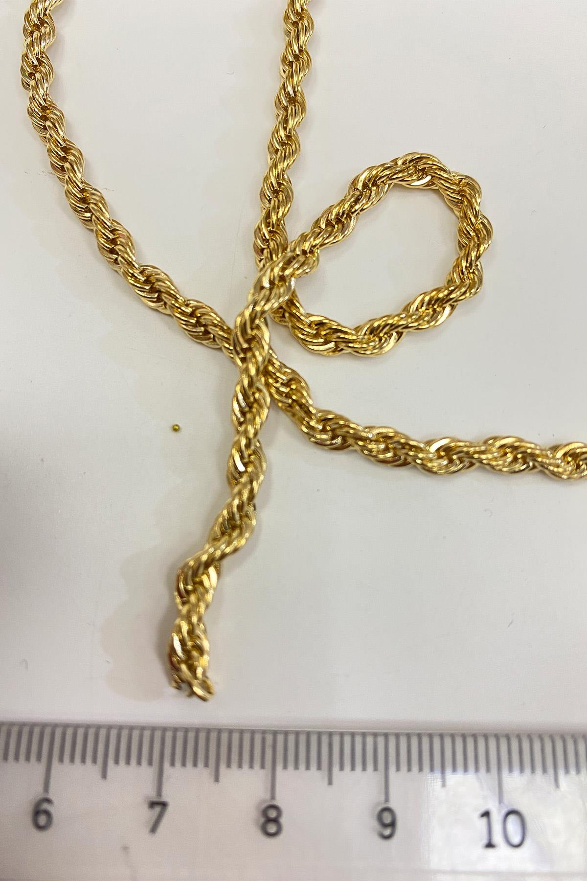 Braided Jewelry Necklace And Bracelet Chain