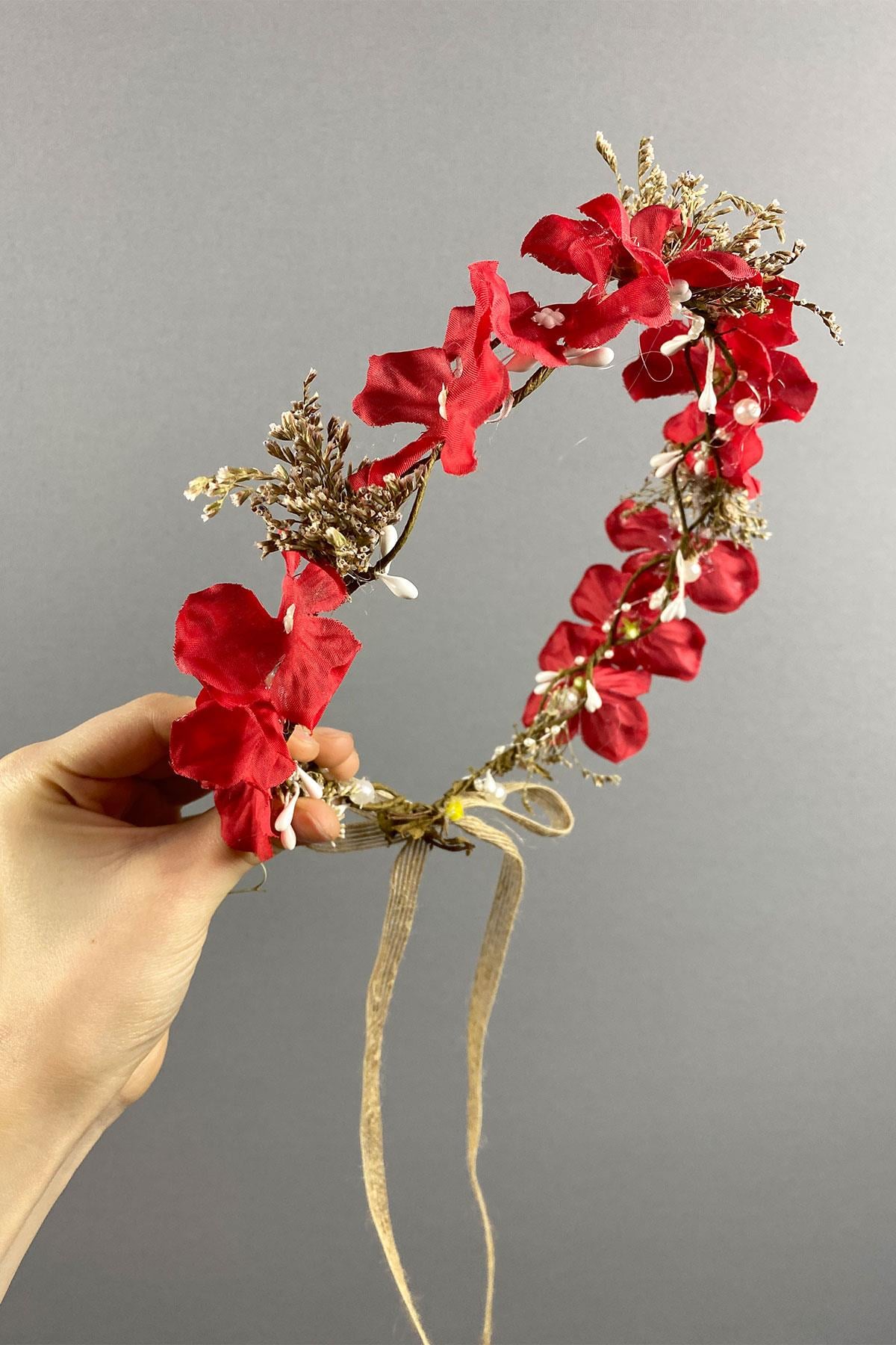 Hydrangea And Sea Herb Exterior Shoot Design Bridal Crown