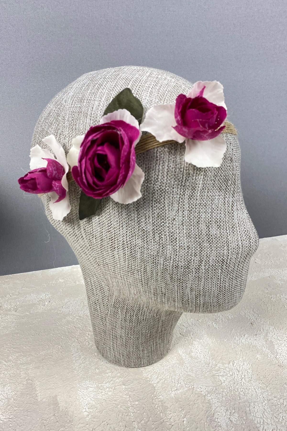 Hydrangea and Peony Flower Hair Accessory