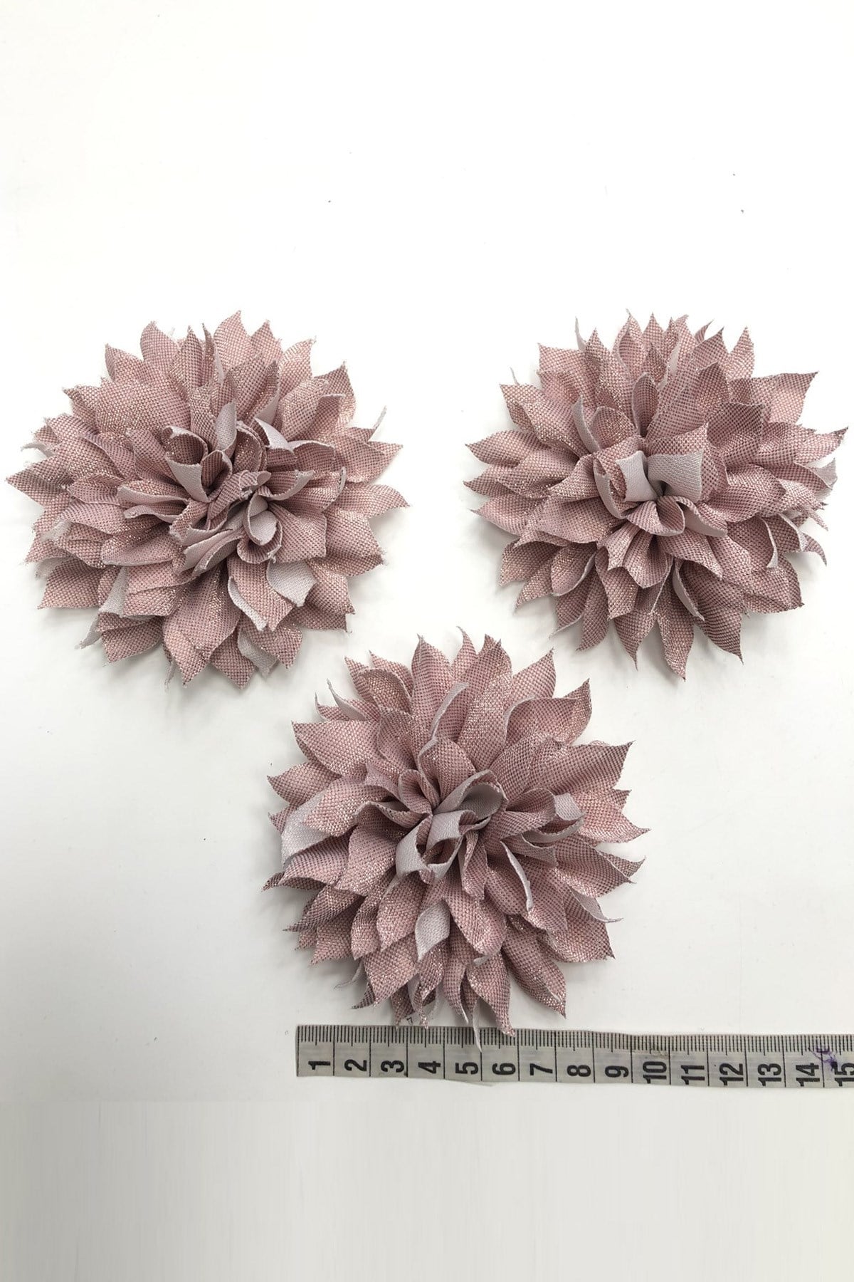 Powder Color Shiny Satin Flower