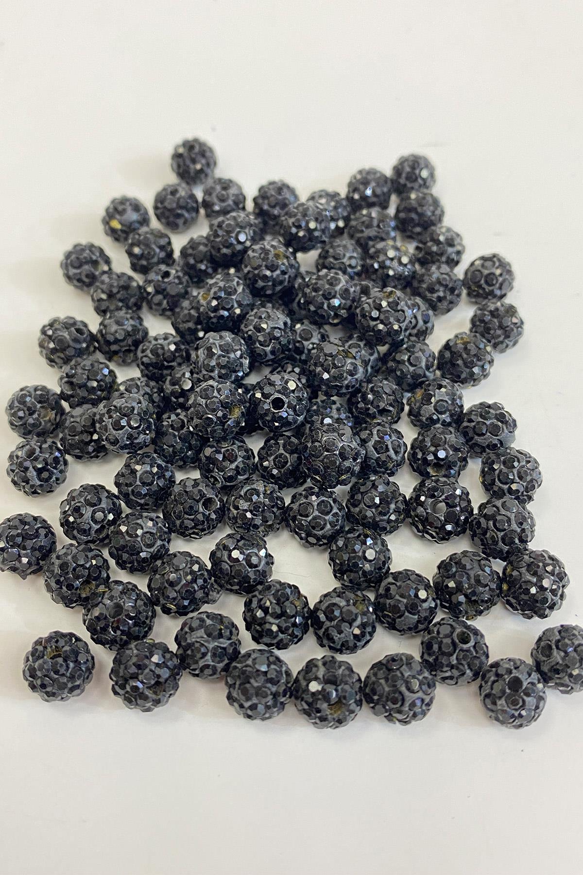 Parlak Taşlı Boncuk 8 mm