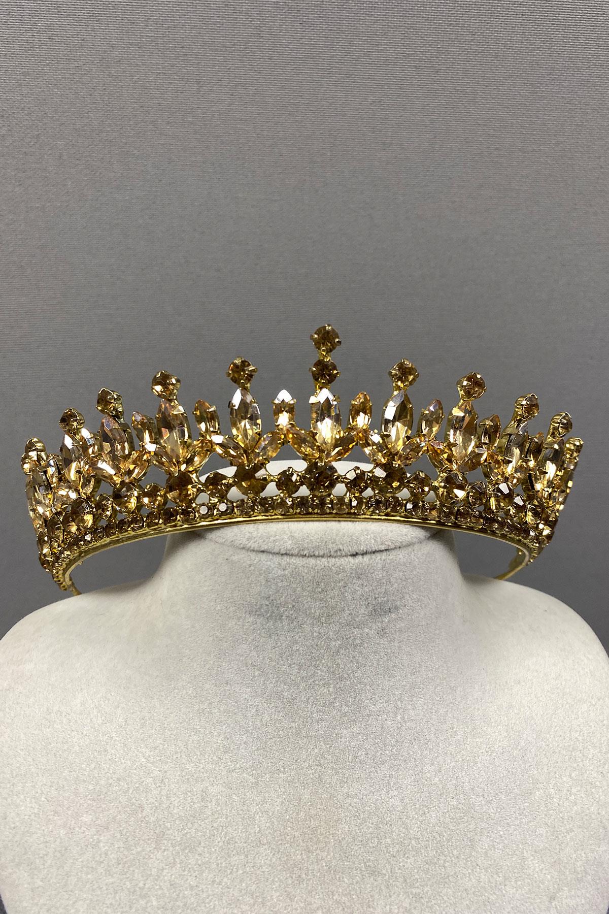 Pedro Stone Bridal Henna Crown