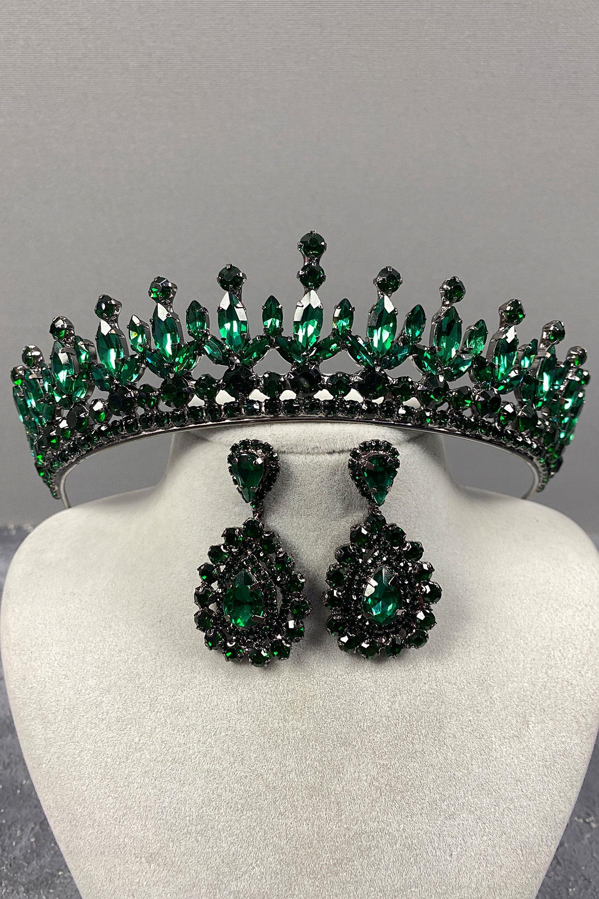 Pedro Stone Bridal Henna Crown