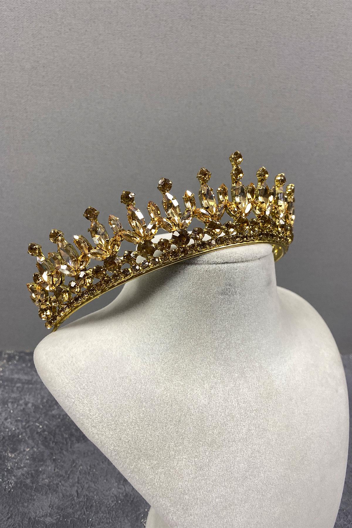 Pedro Stone Bridal Henna Crown