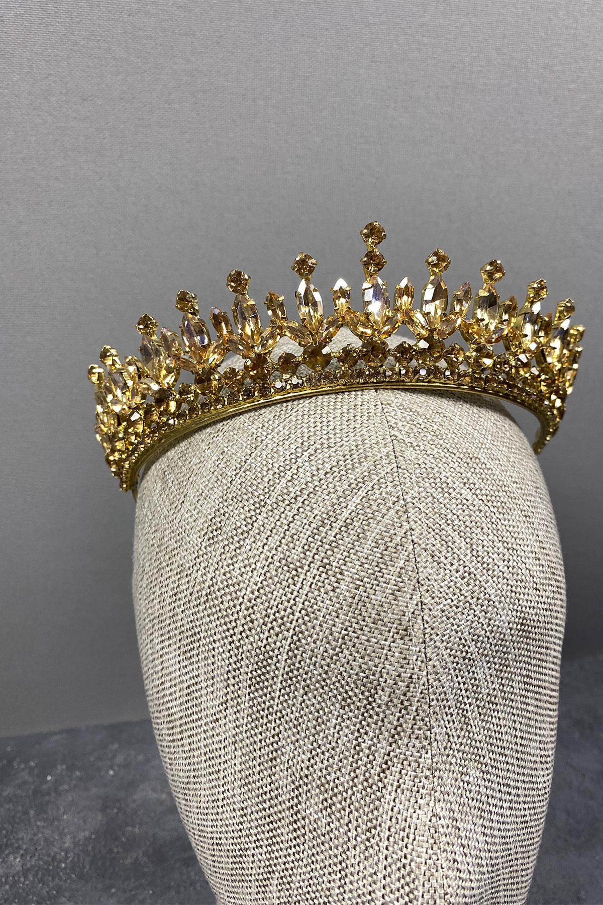 Pedro Stone Bridal Henna Crown