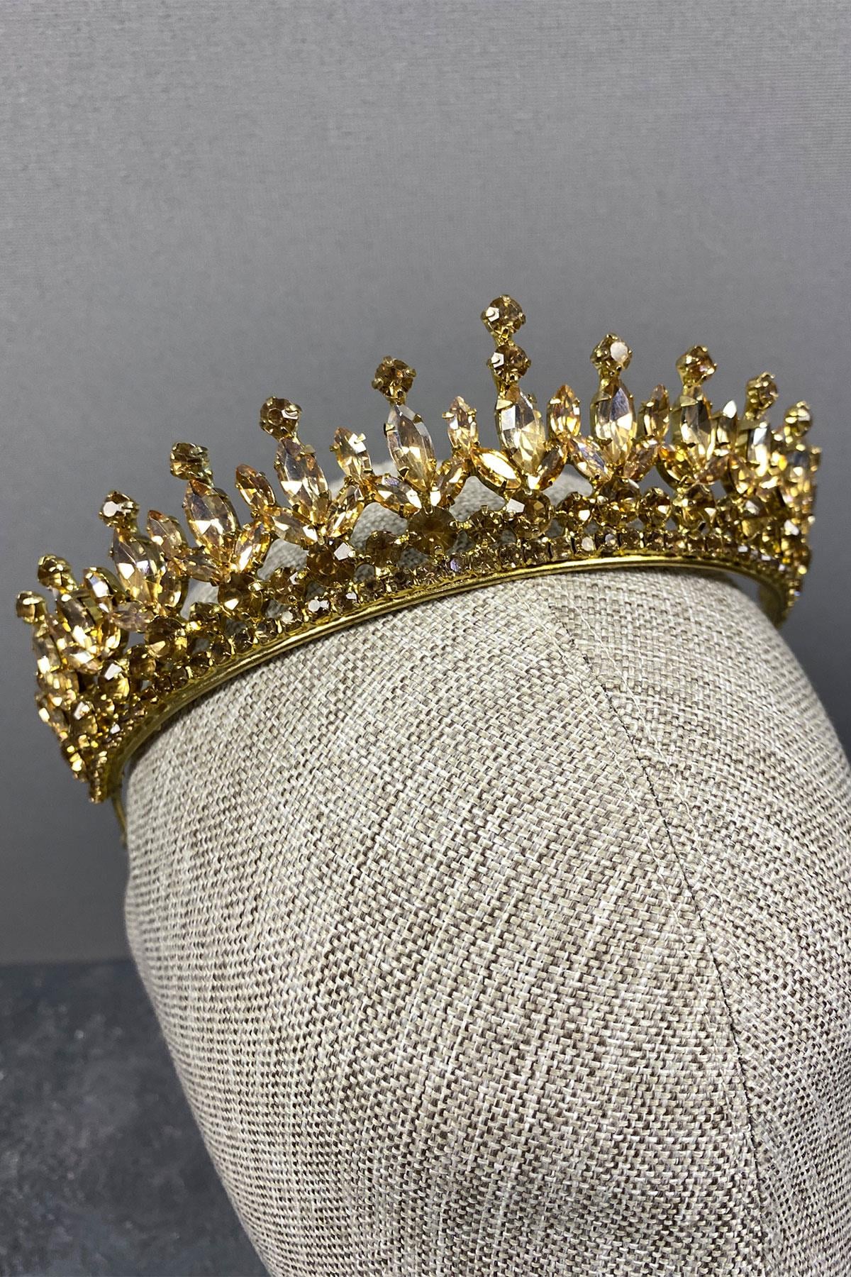 Pedro Stone Bridal Henna Crown