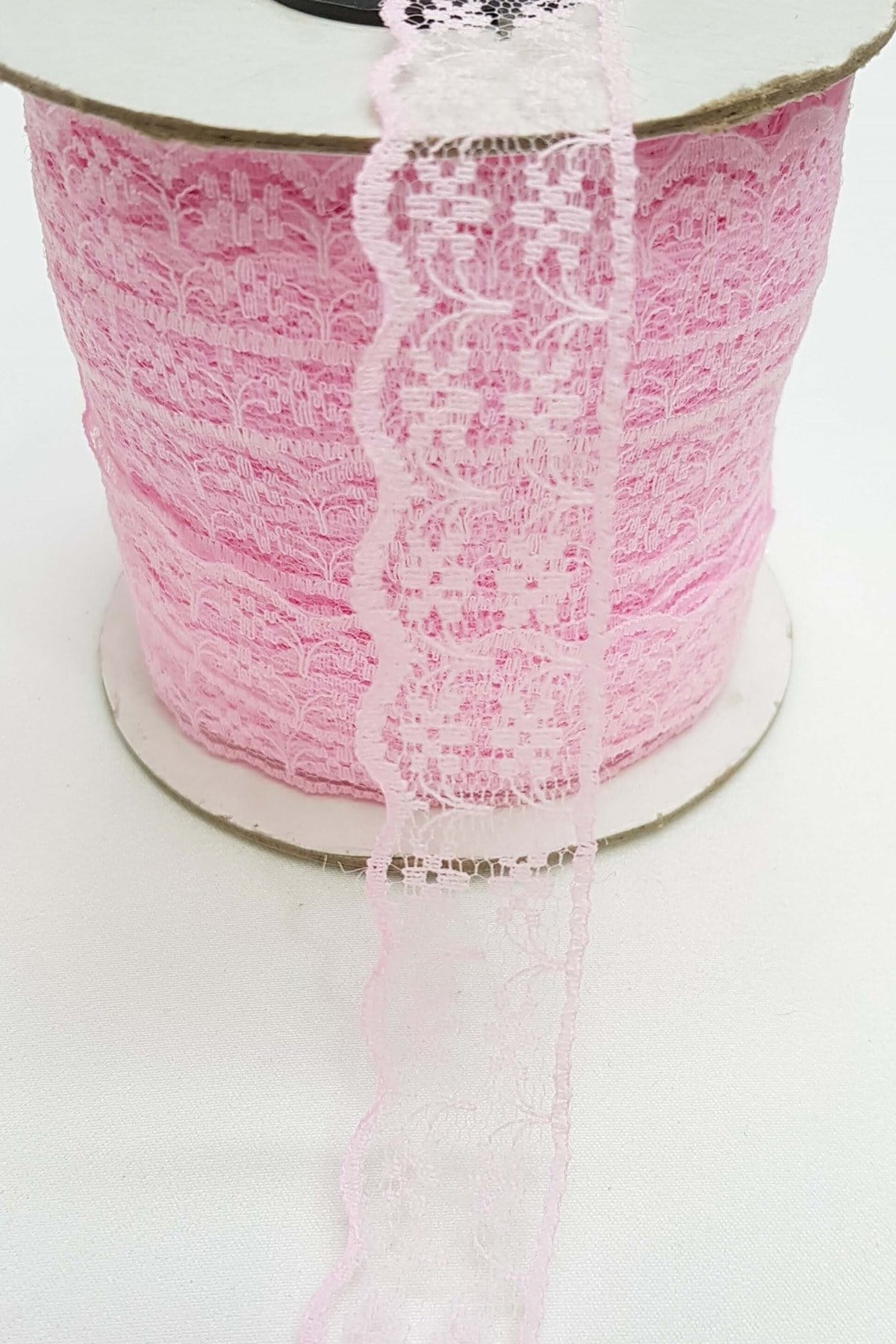 Pink Lace Ribbon 2.5 cm